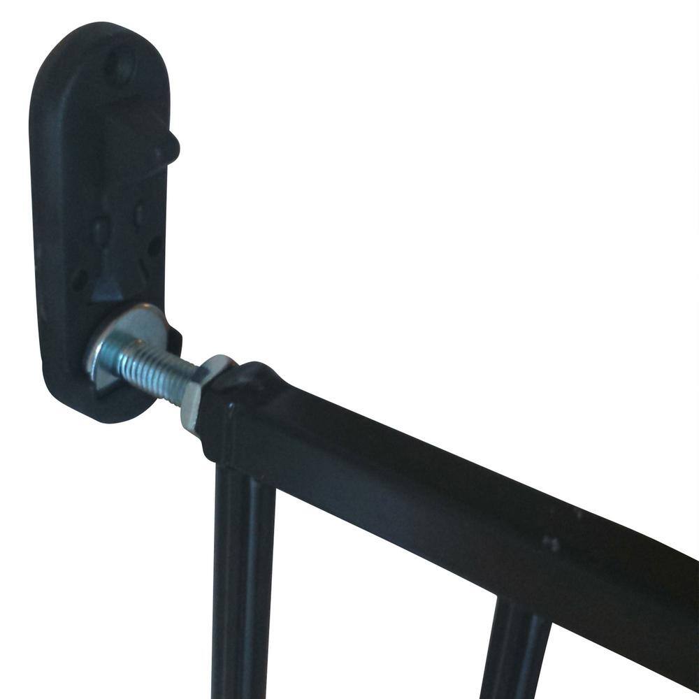 None 42 in. Extra Tall Metal Wall Mount Extending Pet Safety Gate