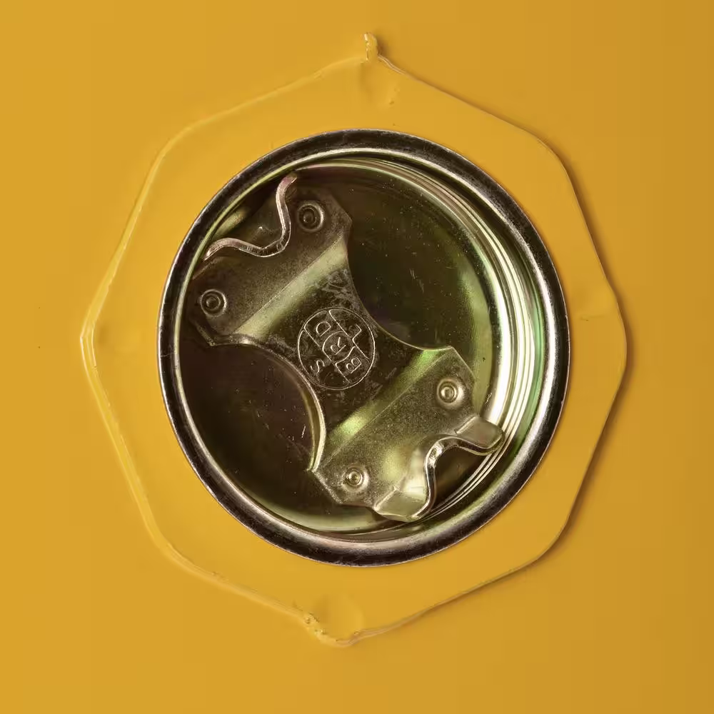 Sandusky Steel Freestanding Garage Cabinet in Safety Yellow (34 in. W x 65 in. H x 34 in. D)