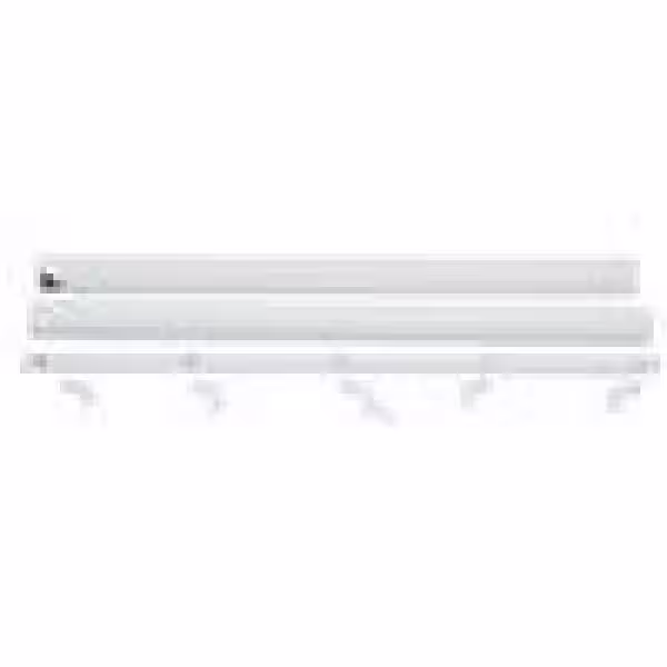 HOUSEHOLD ESSENTIALS Steel White T-Assembly (3-Piece)