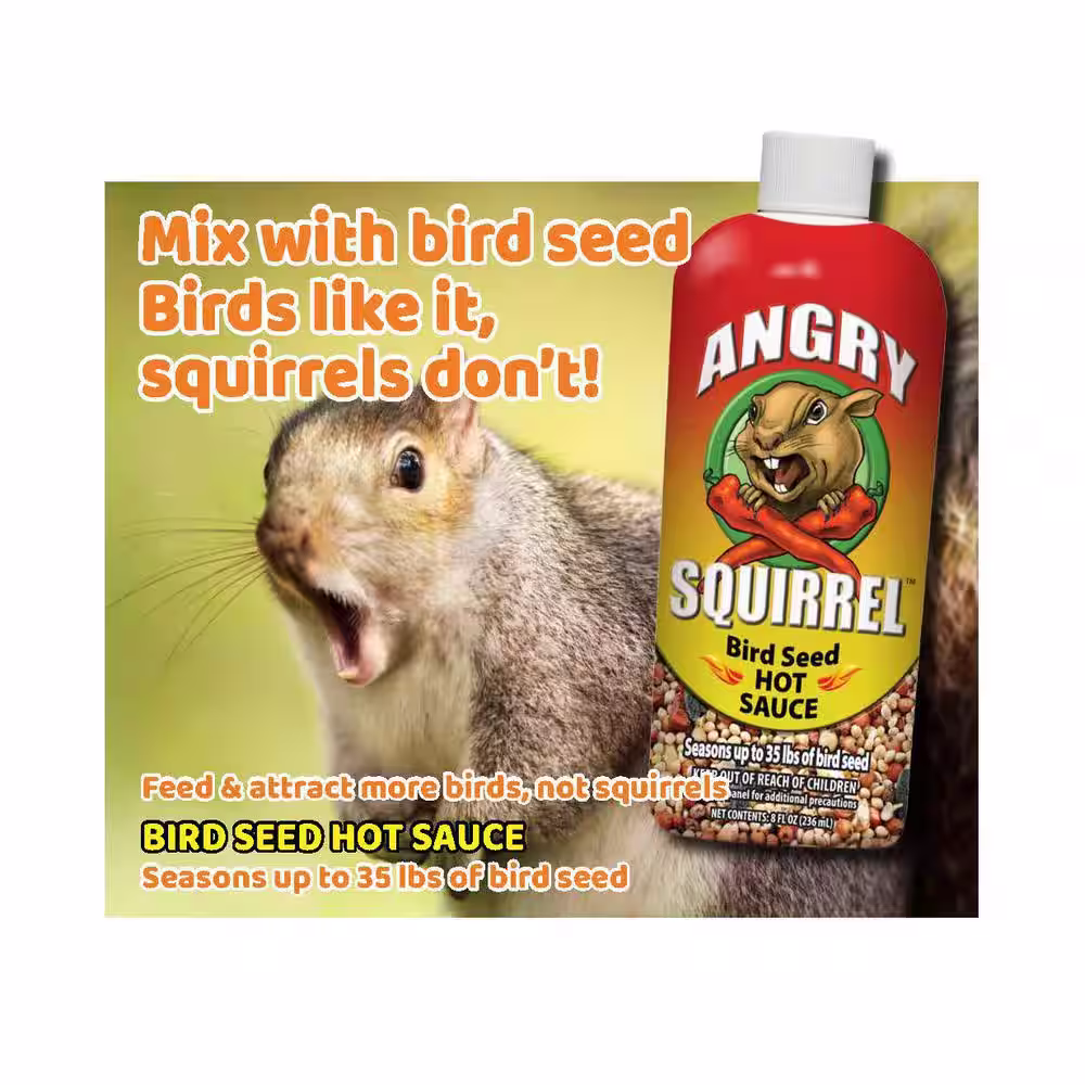Harris 8 oz. Angry Squirrel Bird Seed Hot Sauce (2-Pack)