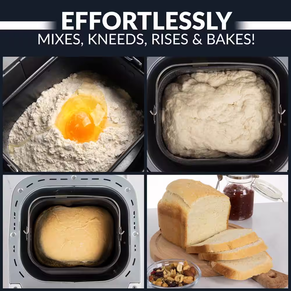 HomeCraft 2 lb. White Bread Make with 12-Settings