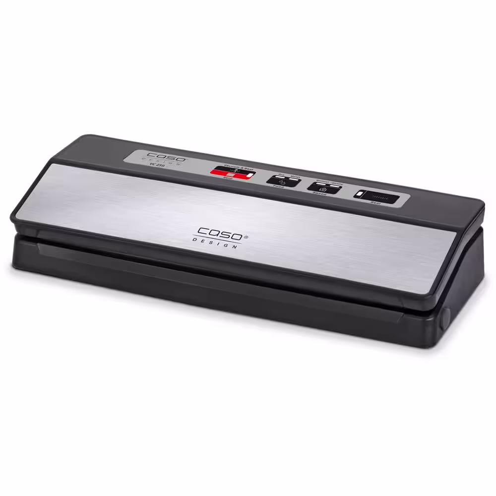CASO Stainless Deluxe All-In-One Food Vacuum Sealer
