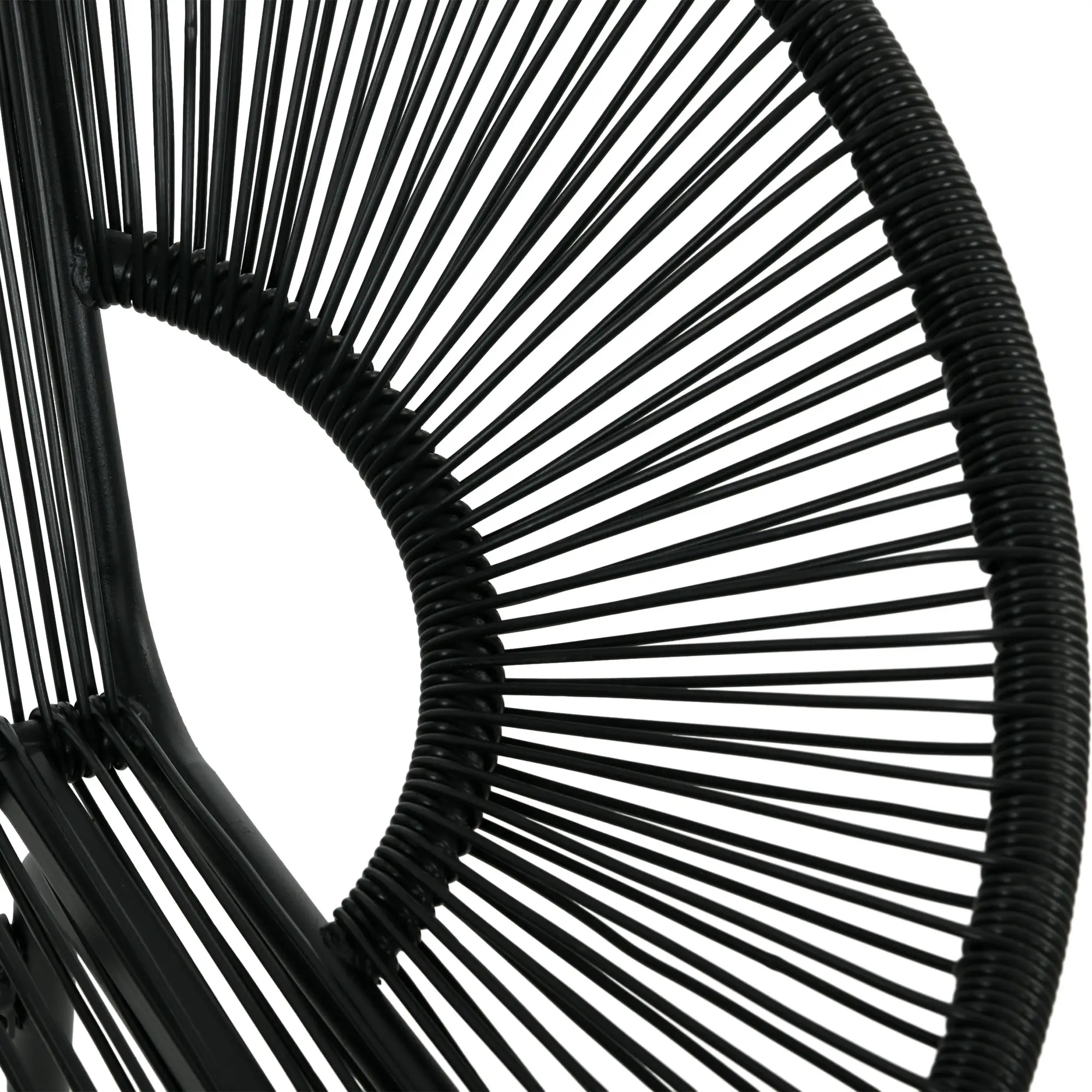 Outsunny Polyrattan Gartenbank 2-Sitzer Outdoor Balkon wetterfest