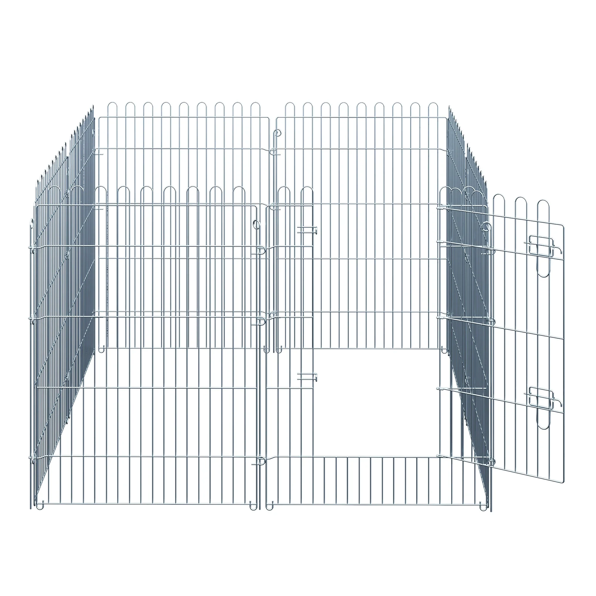 PawHut Welpenauslauf Freilaufgehege Outdoor erweiterbar