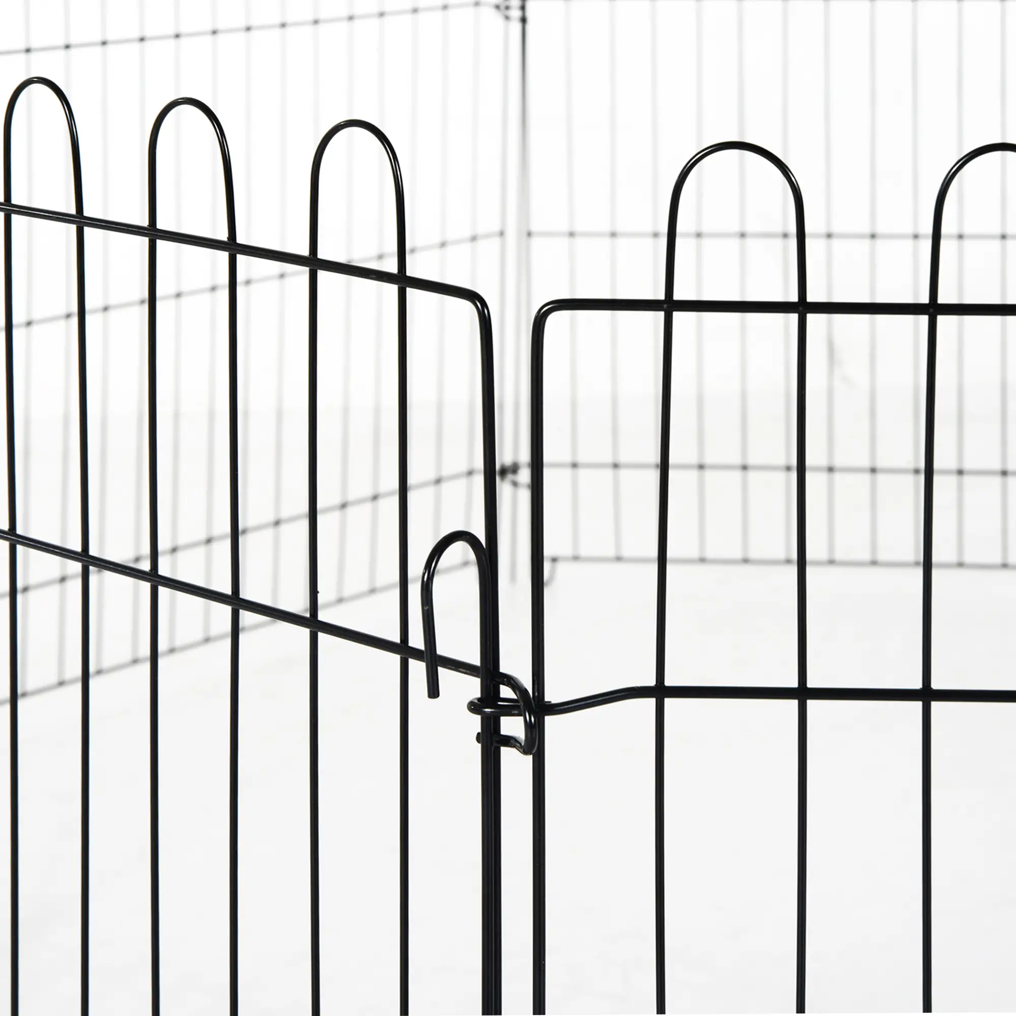 PawHut Welpenauslauf Hundekäfig Outdoor sicher faltbar