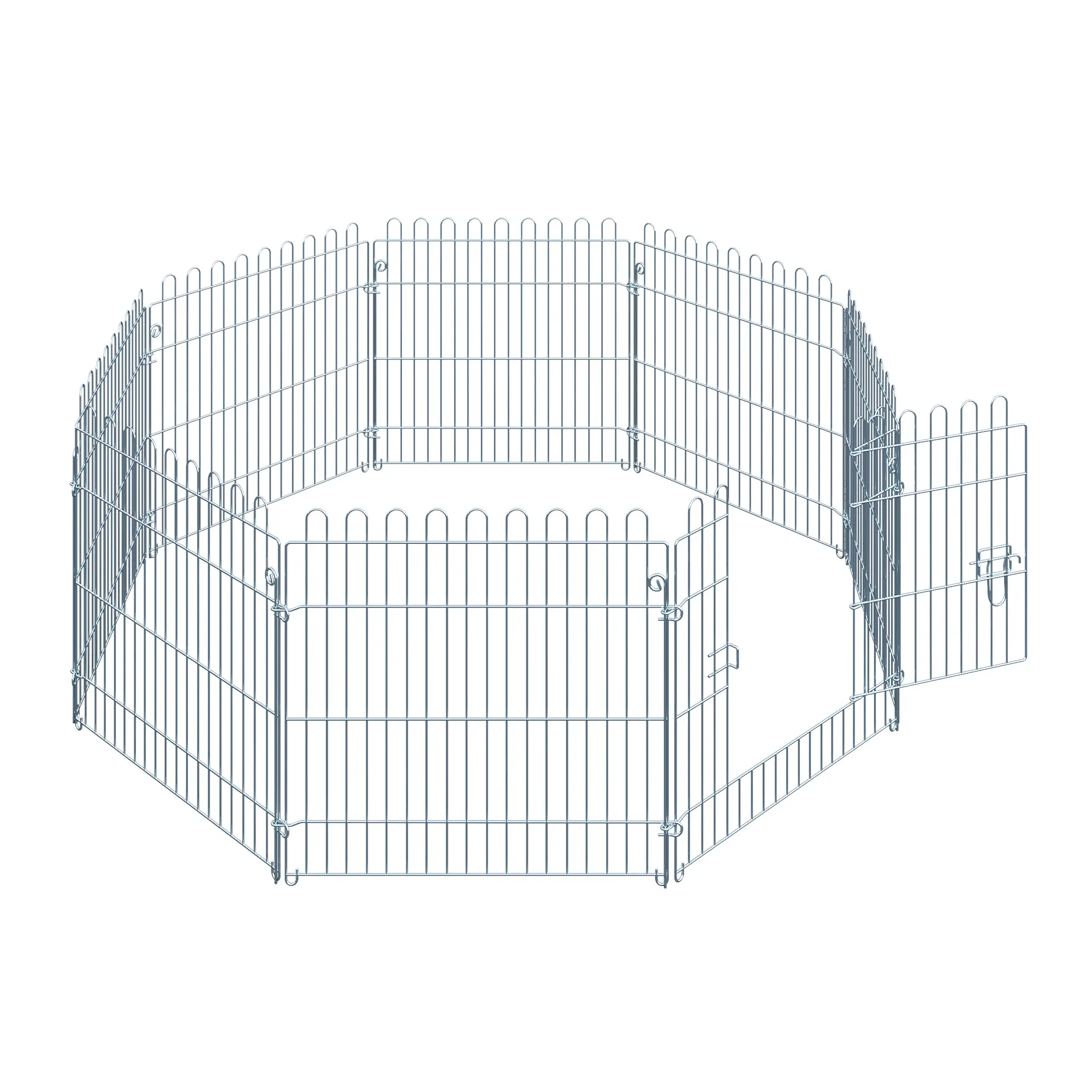 PawHut Welpenauslauf Freilaufgehege Outdoor erweiterbar