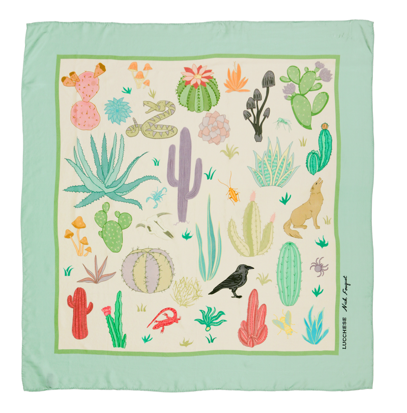 Purple Agave Wild Rag 21
