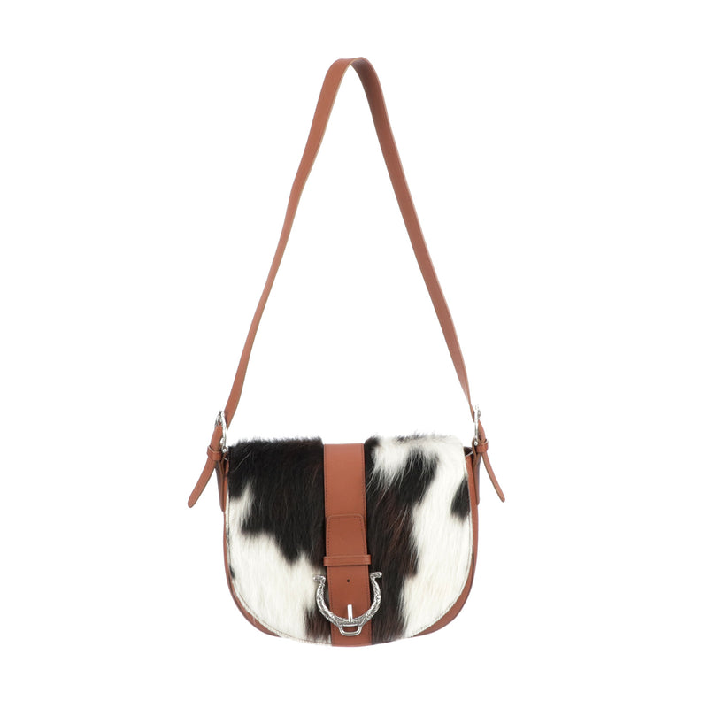 Medium Cowprint Crossbody Bag