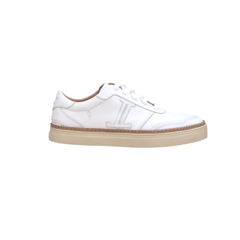 Double L Lace Up Sneakers