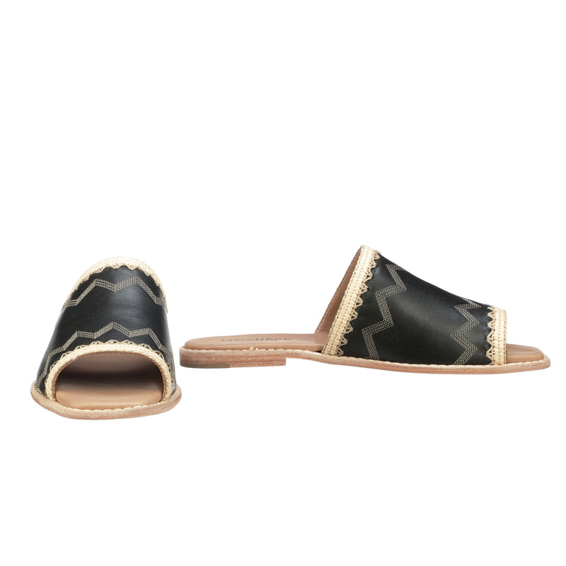Raffia Sandal