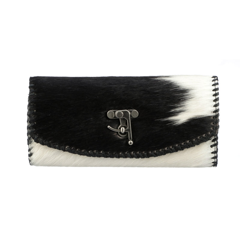 Mini Cowprint Clutch