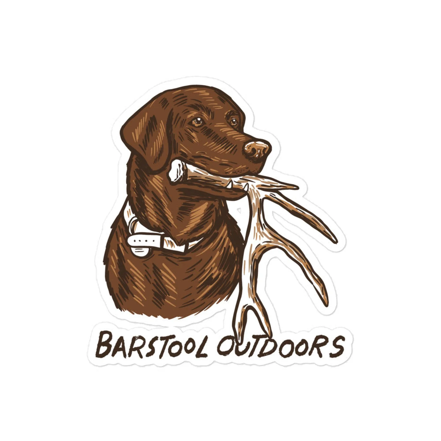 Barstool Outdoors Shed Hunting Sticker Fansideac