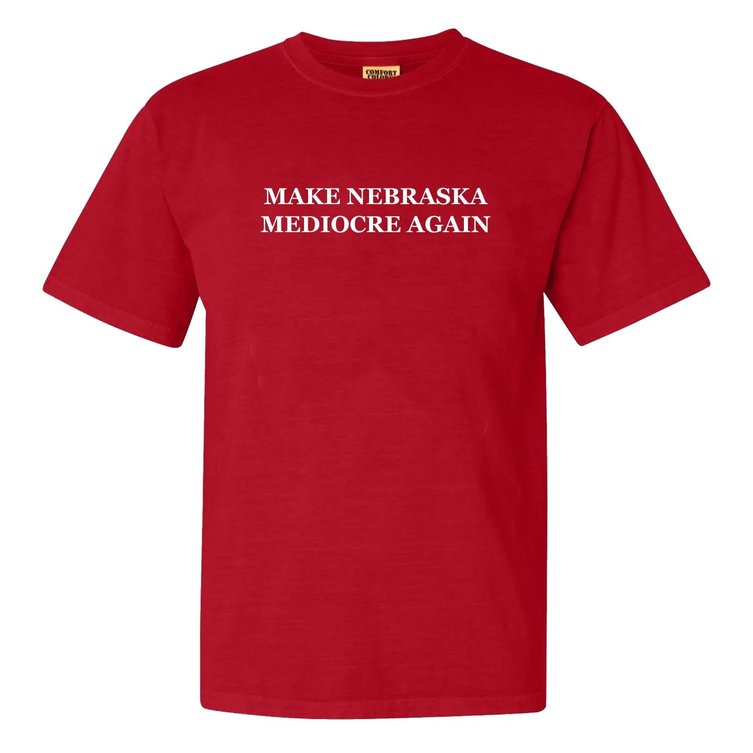 Make nebraska mediocre again tee fansideac