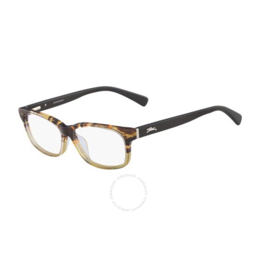 Longchamp Ladies Tortoise Square Eyeglass Frames LO260025055 Fansideac
