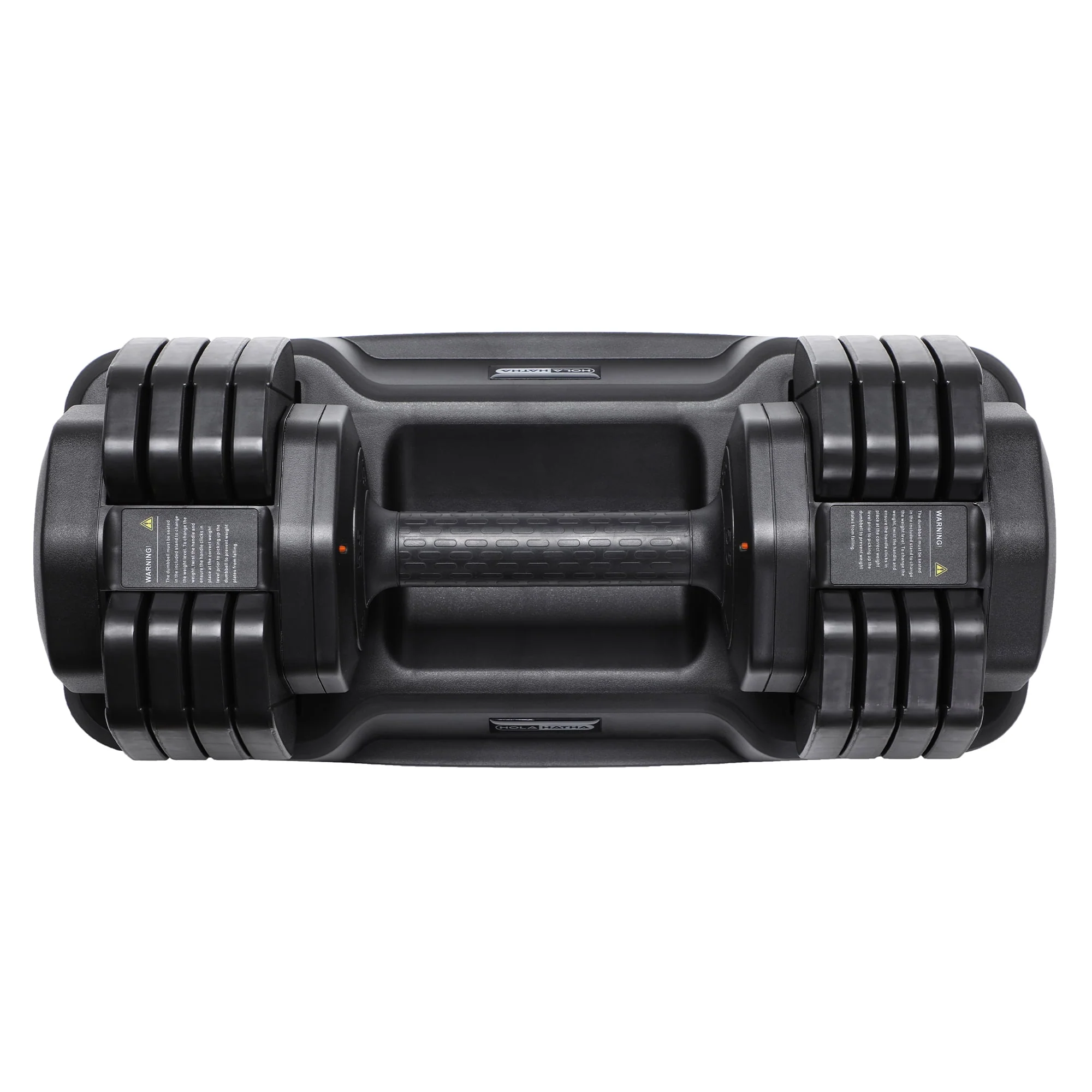 HolaHatha 5in1 Adjustable Dumbbell Home Gym Workout Equipment, Single