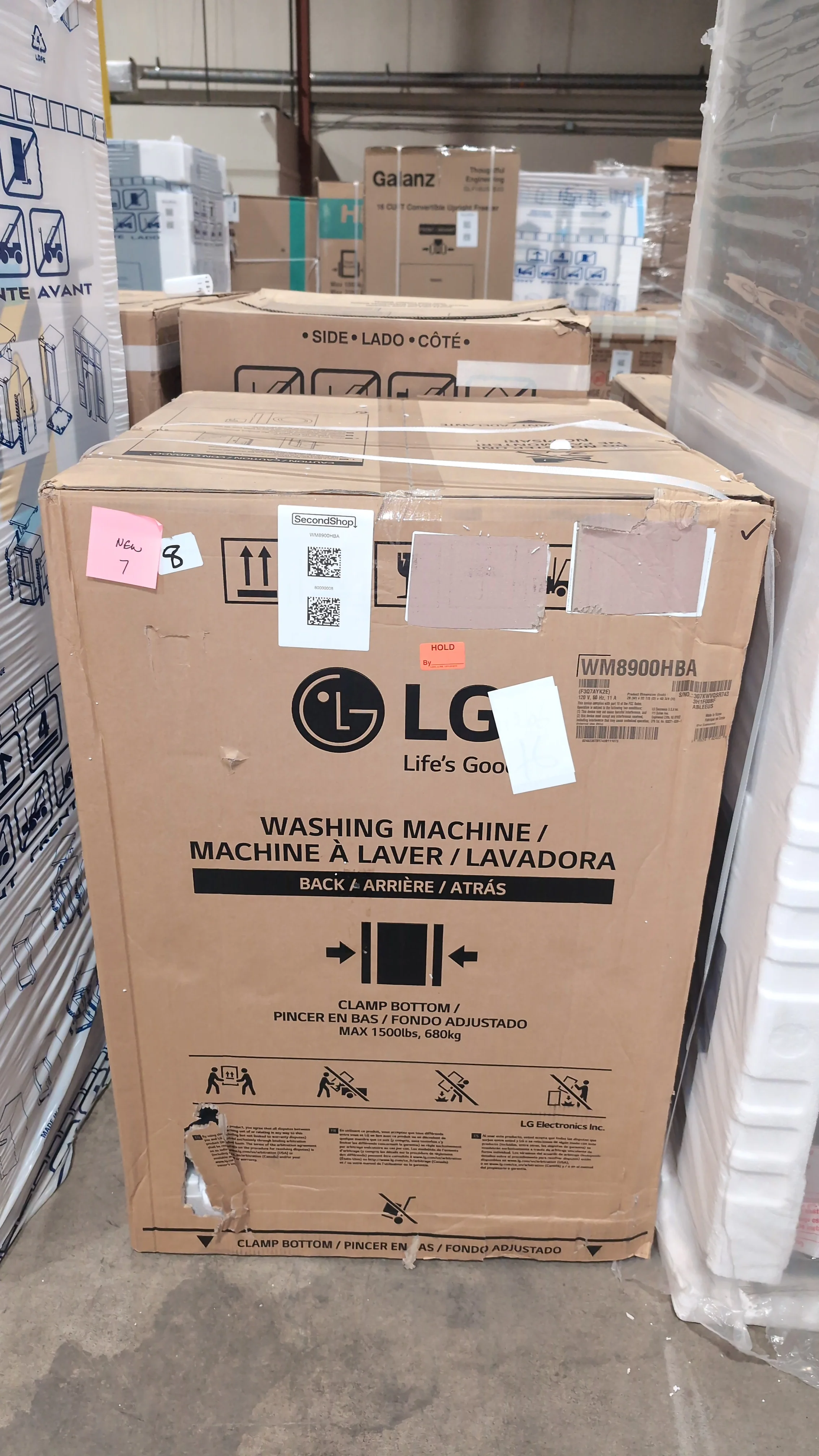 LG 6.0 CU.FT. BLACK STEEL FRONT LOAD WASHER WITH SMART WIFI AND