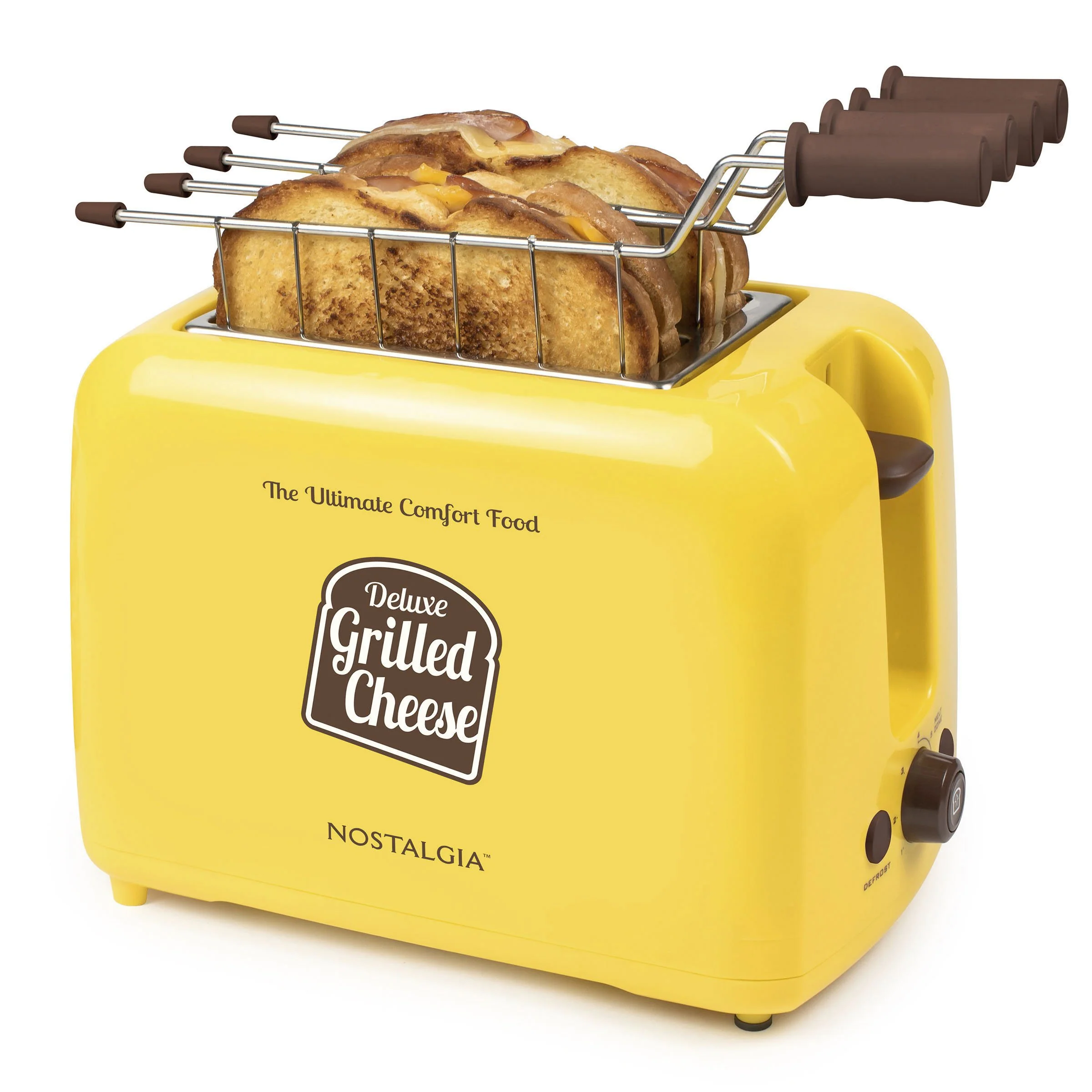 Deluxe Grilled Cheese Sandwich Toaster with Toasting Baskets with Extra