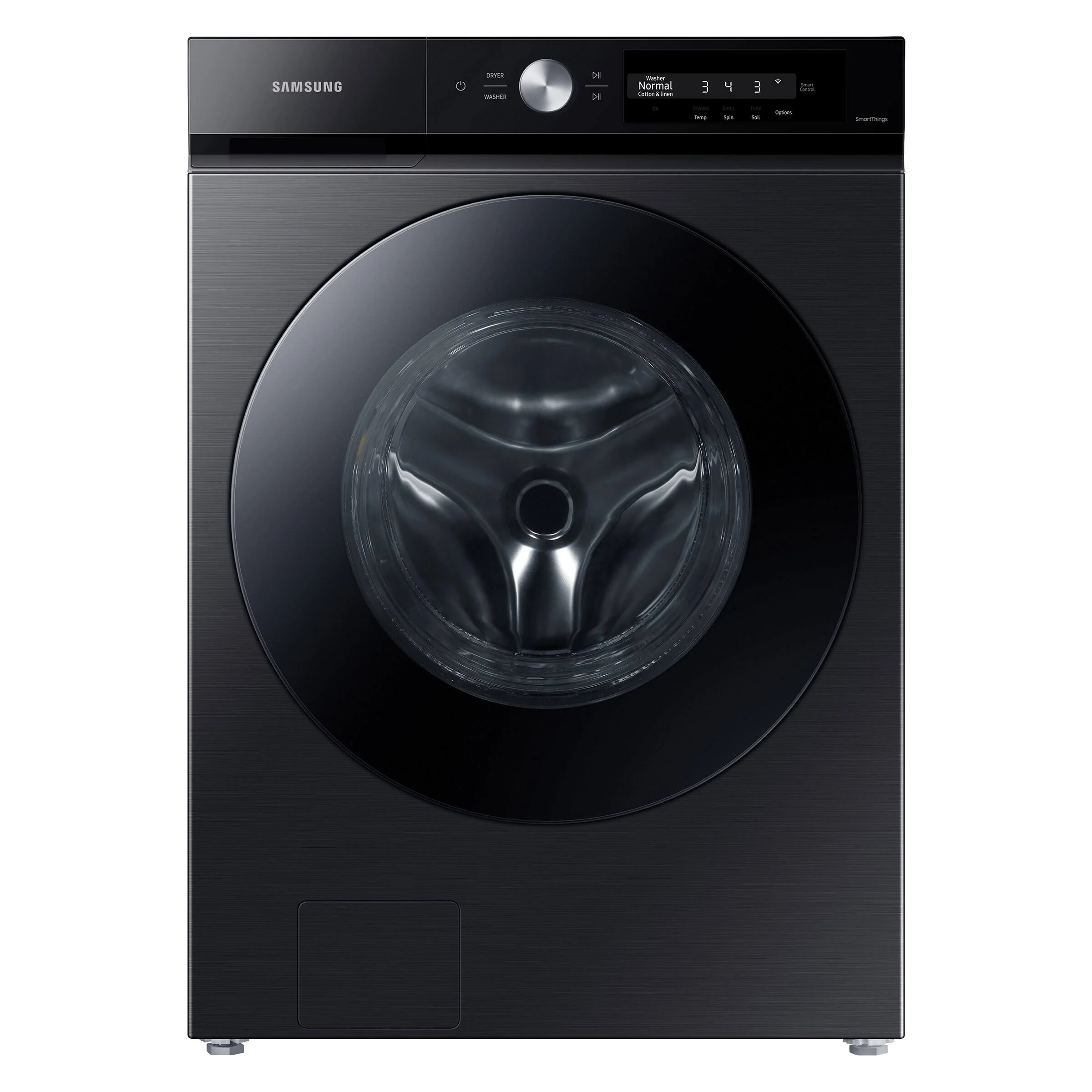SAMSUNG BESPOKE 27 IN. 5.3 CU. FT. BLACK STAINLESS STEEL FRONT LOAD