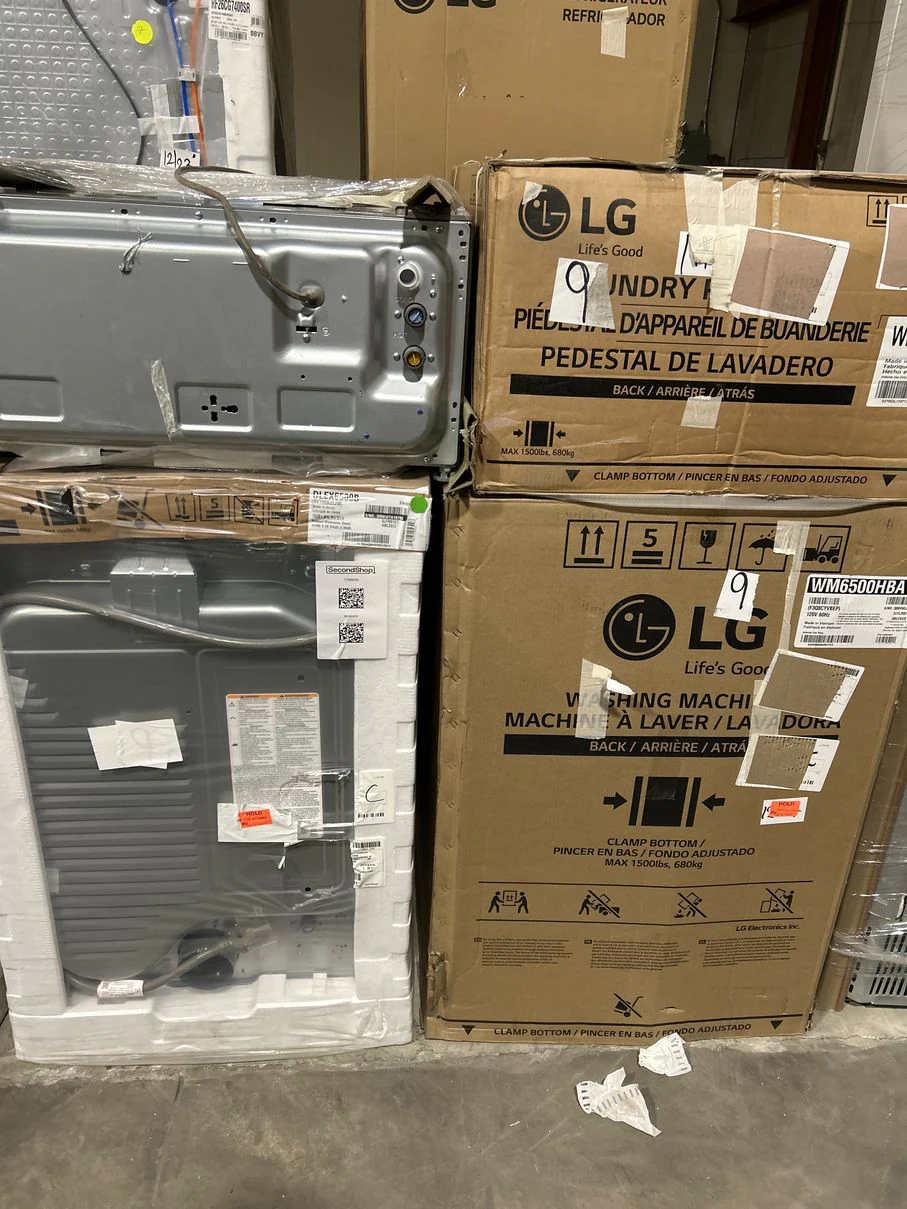 LG 4PC LAUNDRY 6500/WM6500HBA/DLEX6500B/WDP6B X2 Fansideac