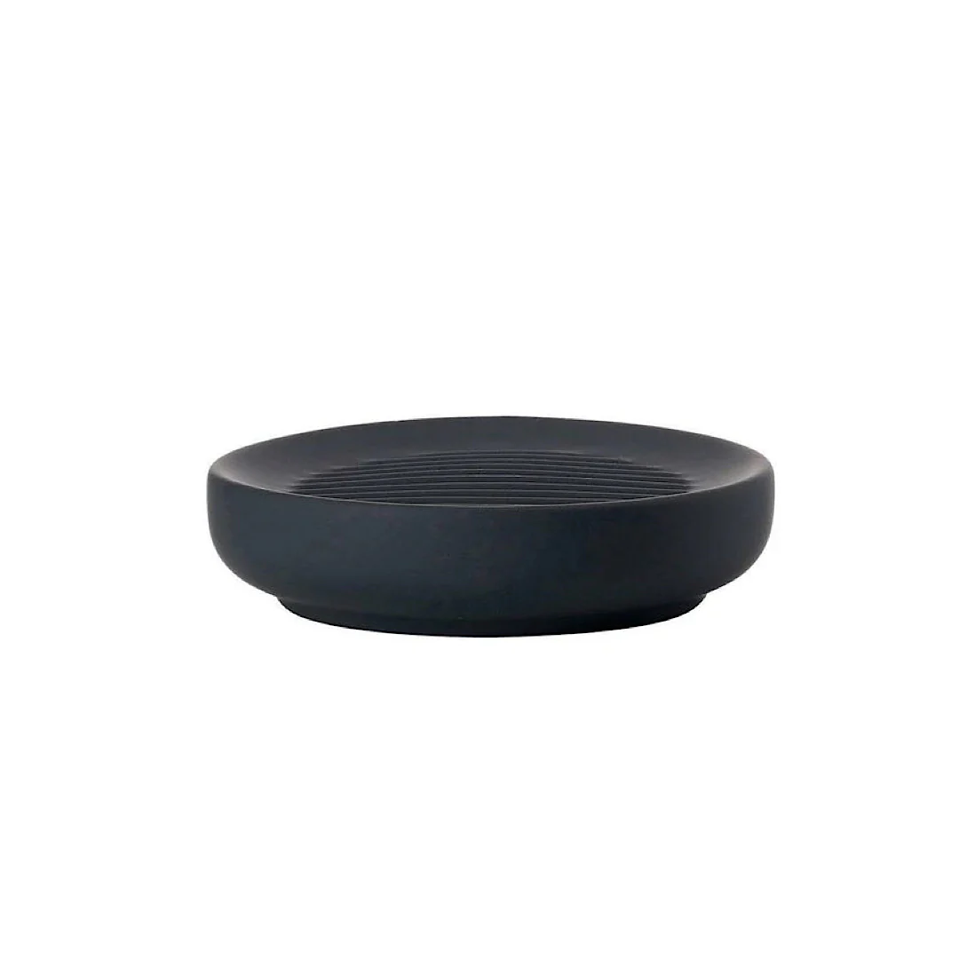 Ume Soap Dish Black Fansideac