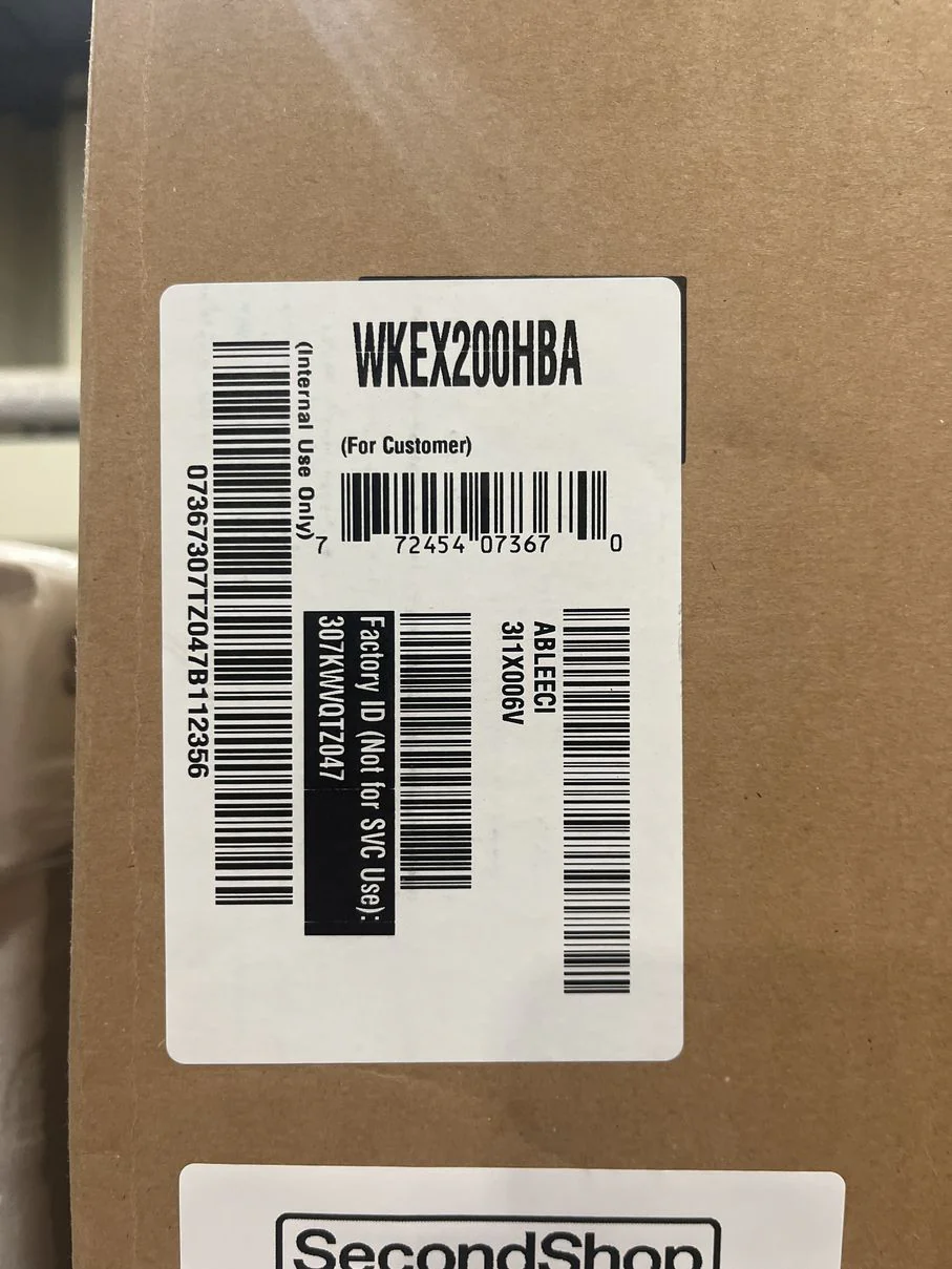 LG BLACK STEEL SINGLE UNIT FRONT LOAD WASHTOWER 5.2 CU. FT. WASHER, 7.4