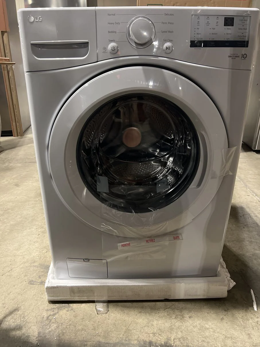 LG WHITE 5.2 CU. ULTRA LARGE FRONT LOAD WASHER WM3400CW Fansideac