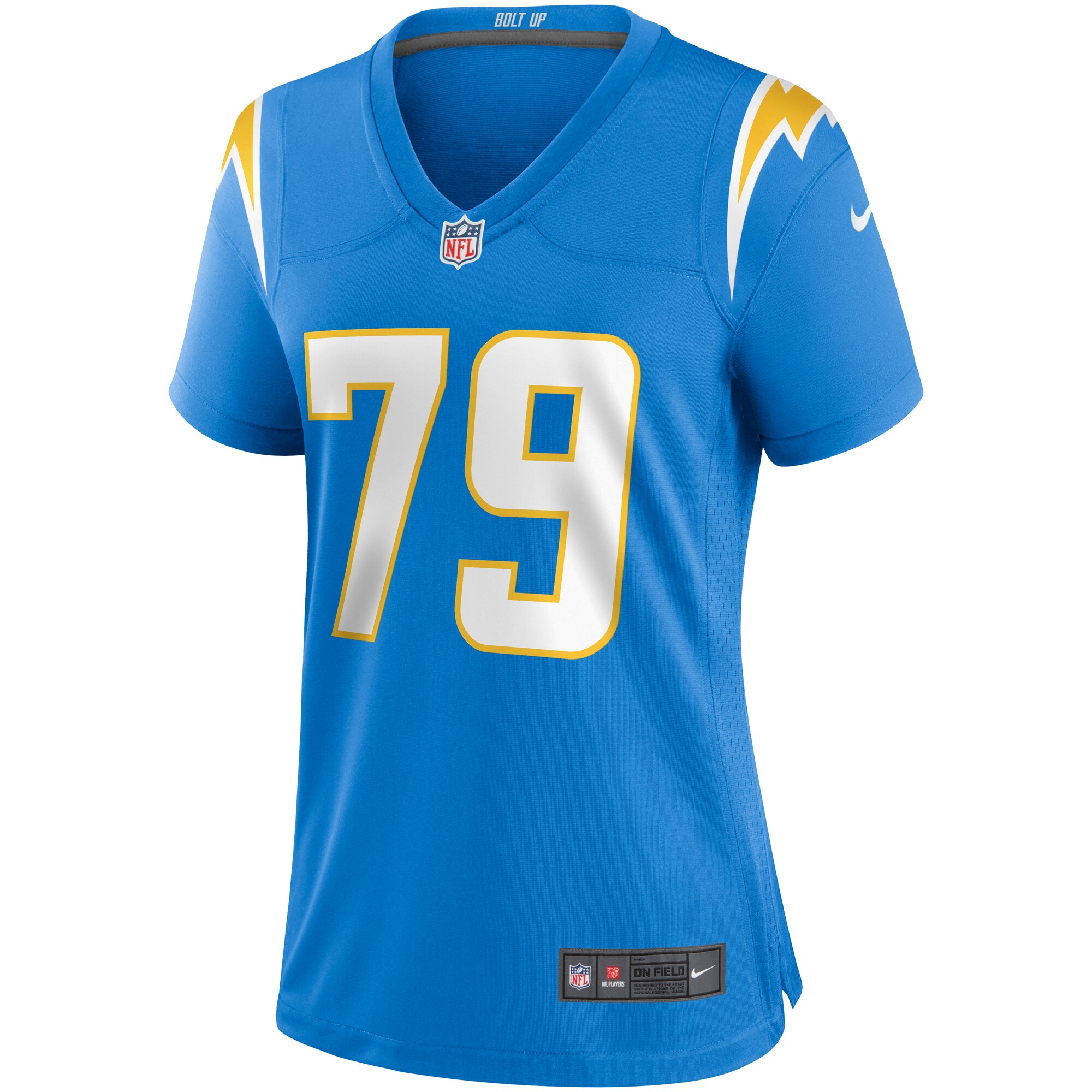 Trey Pipkins III Los Angeles Chargers Women's Game Jersey - Powder Blue - myjerseyhub