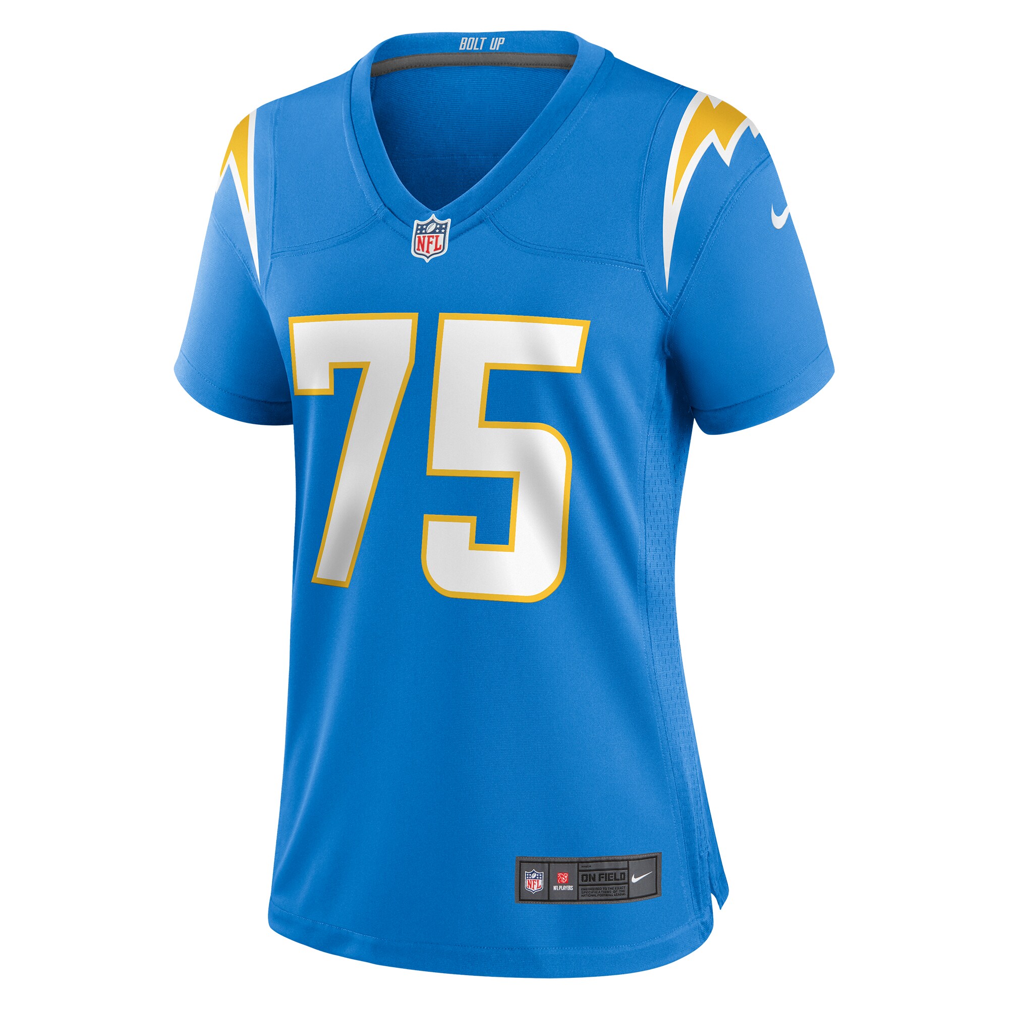 Bradley Bozeman Los Angeles Chargers Women's Game Jersey - Powder Blue - myjerseyhub