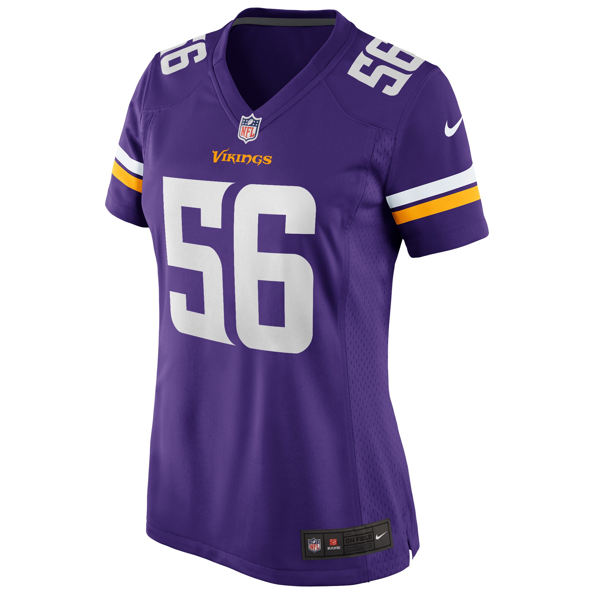 Chris Doleman Minnesota Vikings Women's Game Retired Player Jersey - Purple - myjerseyhub
