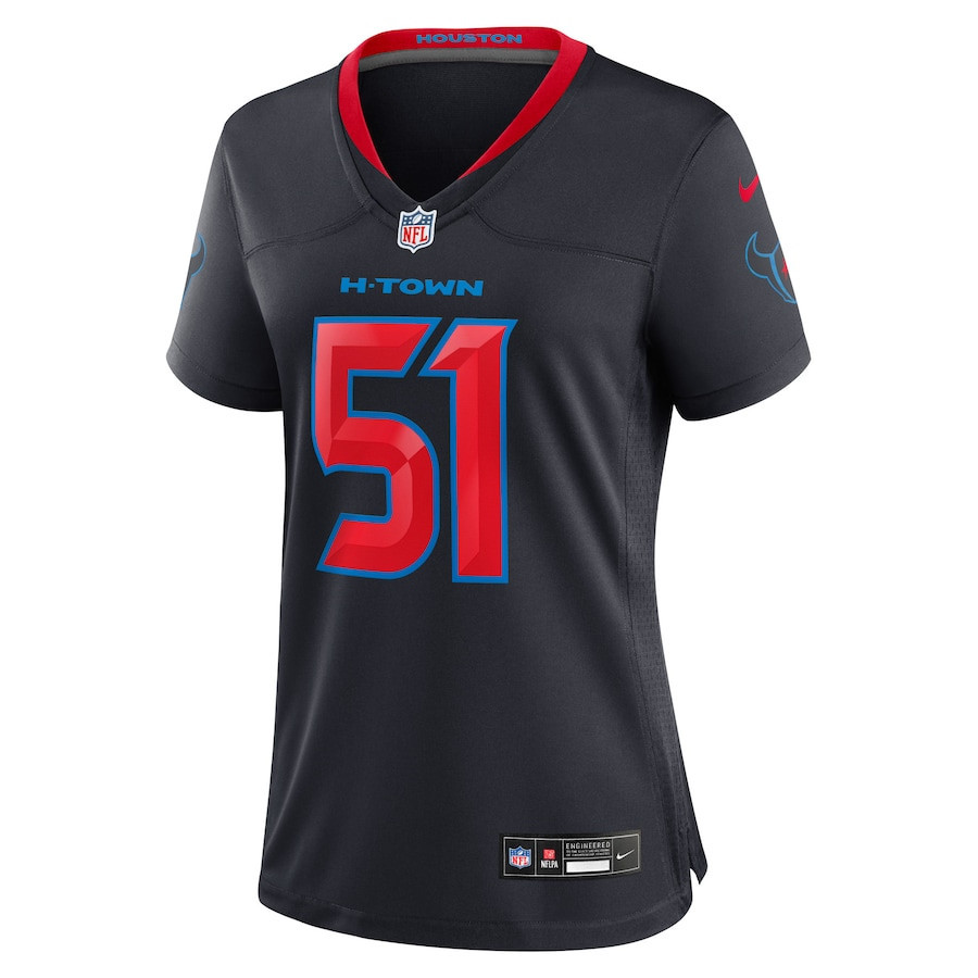 Will Anderson Jr. 51 Houston Texans Women 2nd Alternate Game Jersey - Navy - myjerseyhub