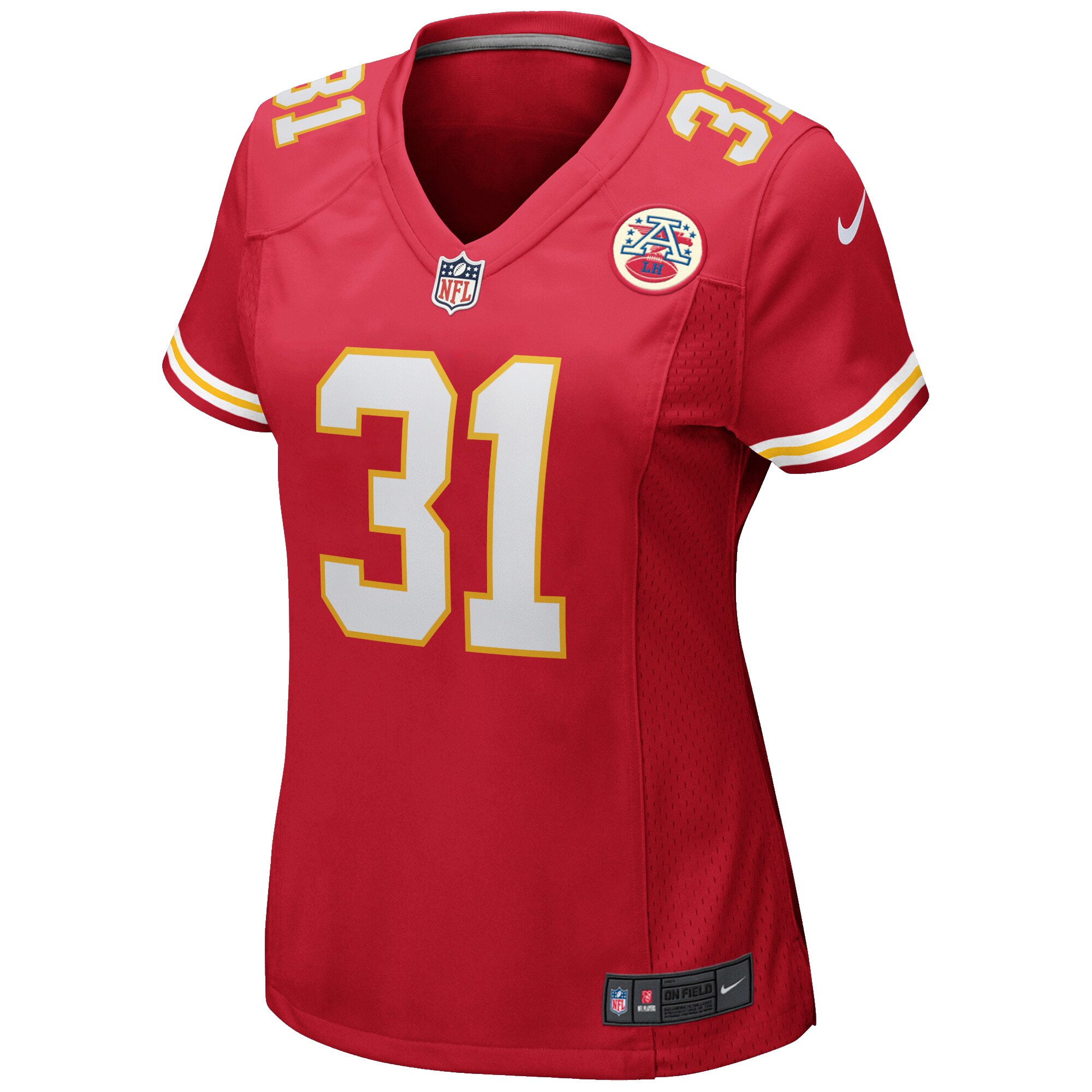 Priest Holmes Kansas City Chiefs Women's Game Retired Player Jersey - Red - myjerseyhub