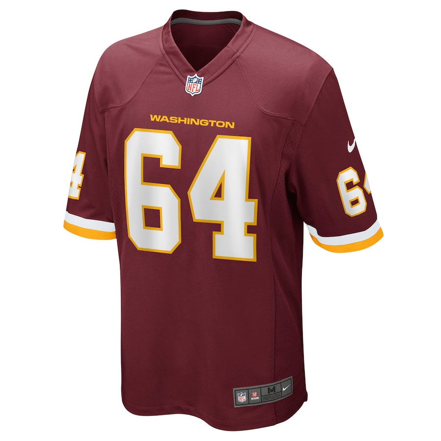 David Bada 64 Washington Commanders Football Team Men Game Jersey - Burgundy - myjerseyhub