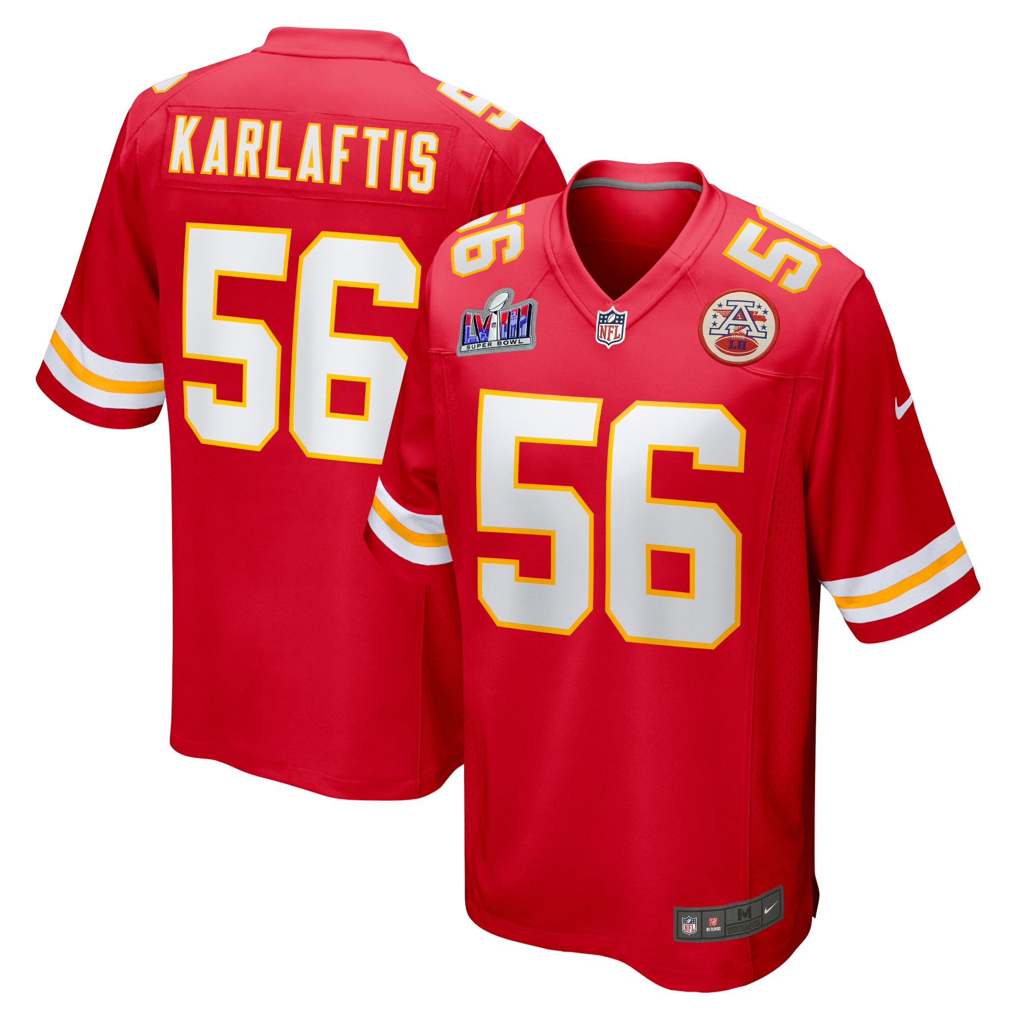 George Karlaftis Kansas City Chiefs Super Bowl LVIII Game Jersey - Red - myjerseyhub