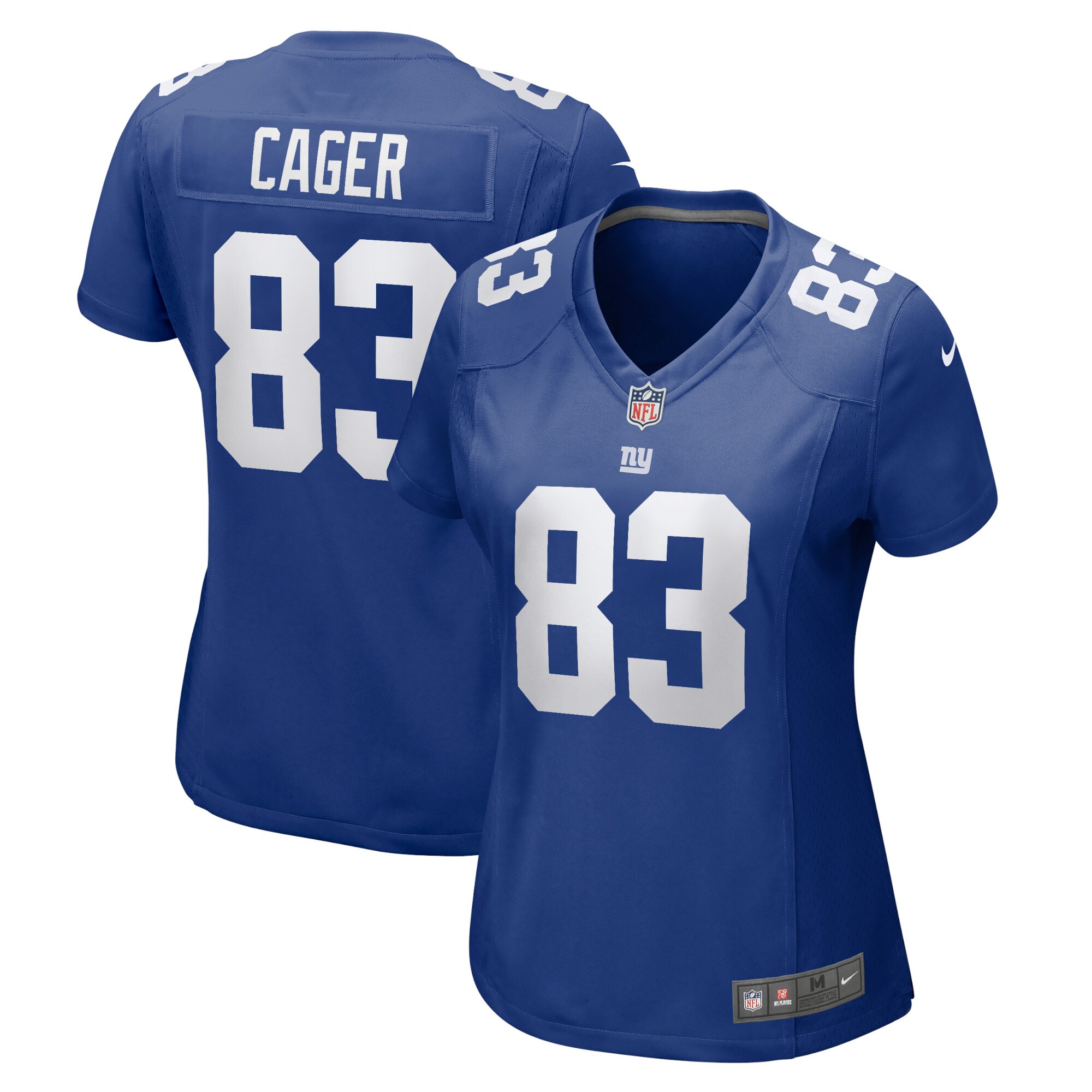 Lawrence Cager New York Giants Women's Home Game Player Jersey - Royal - myjerseyhub