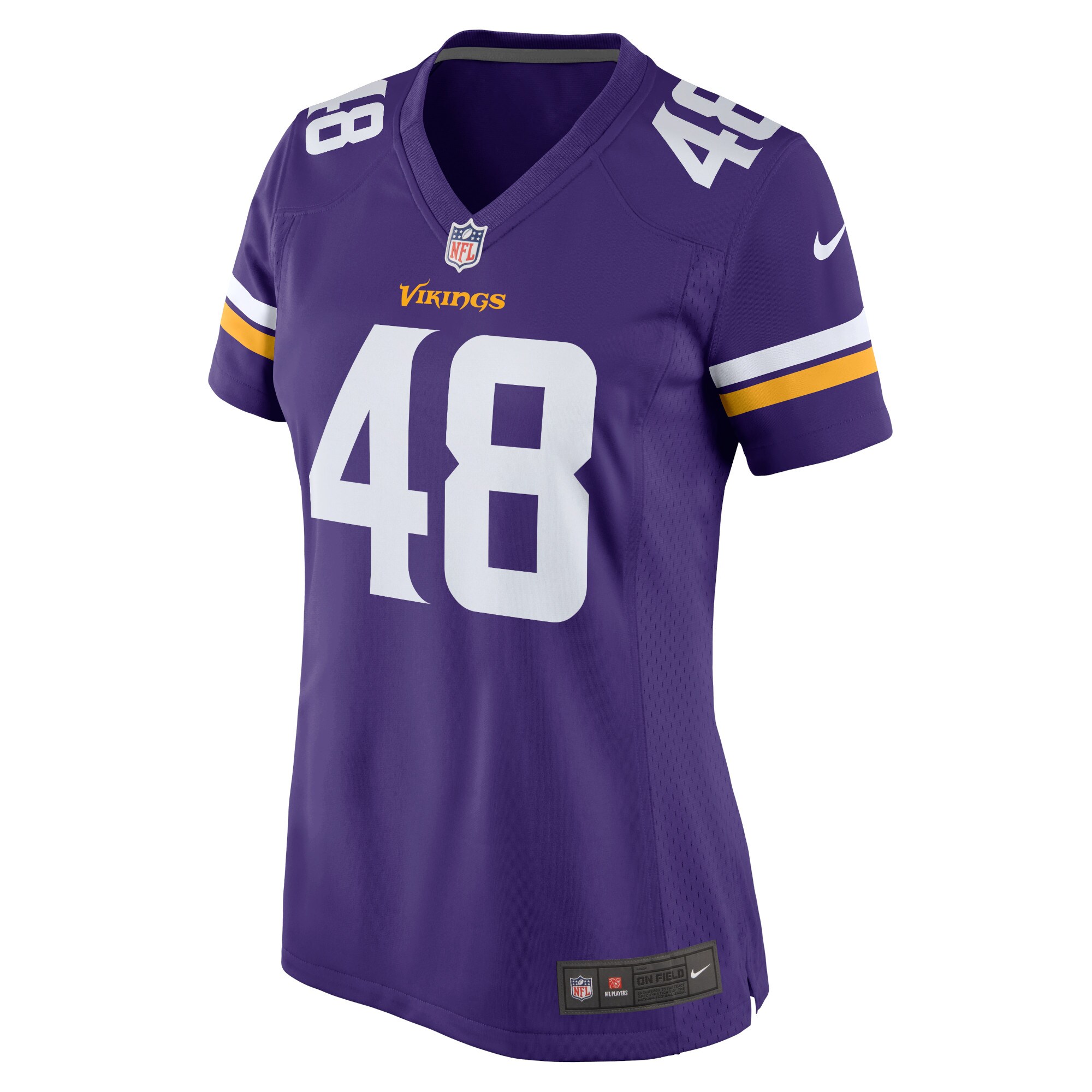 Chris Garrett Minnesota Vikings Women's Home Game Player Jersey - Purple - myjerseyhub