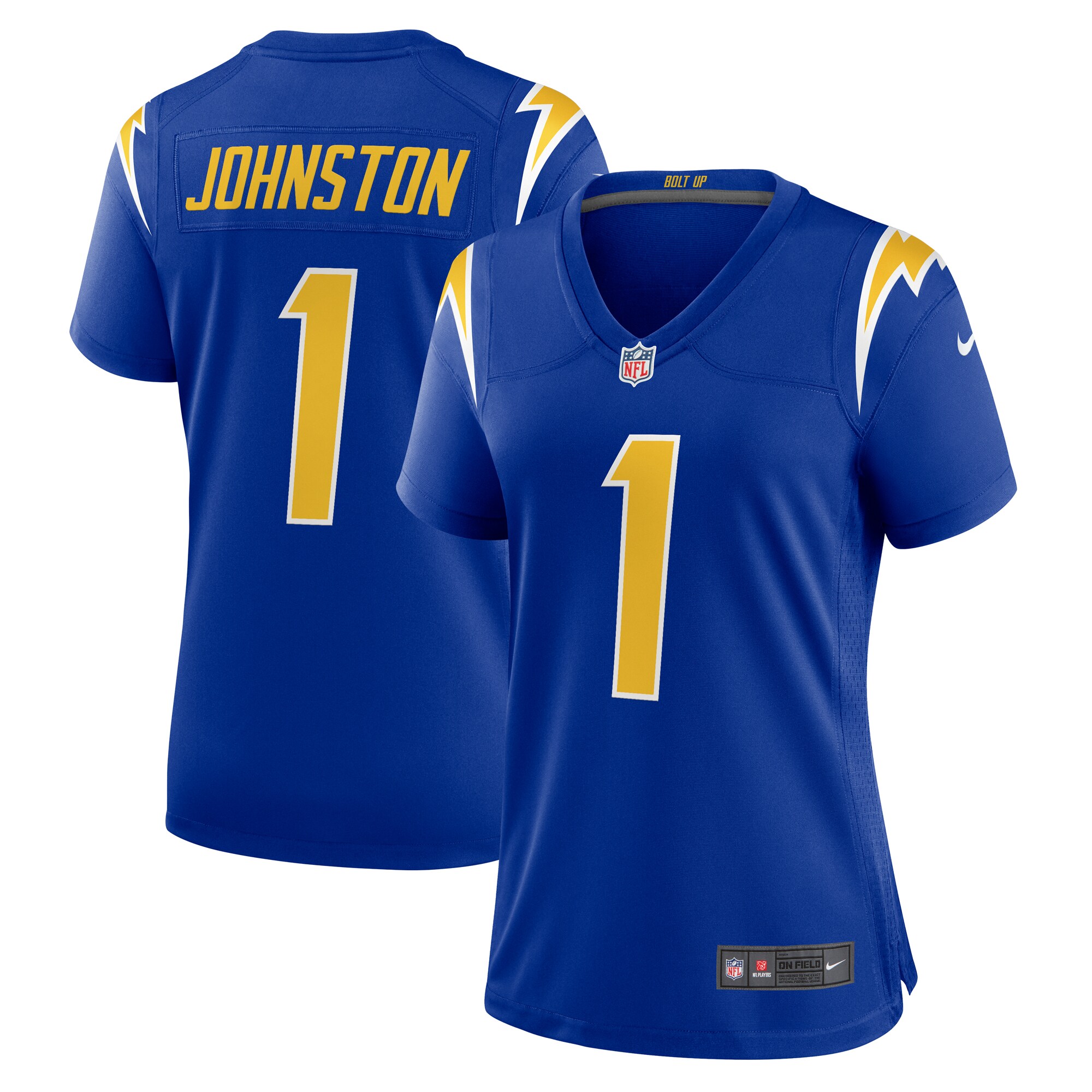 Quentin Johnston Los Angeles Chargers Women's Alternate Game Jersey - Royal - myjerseyhub
