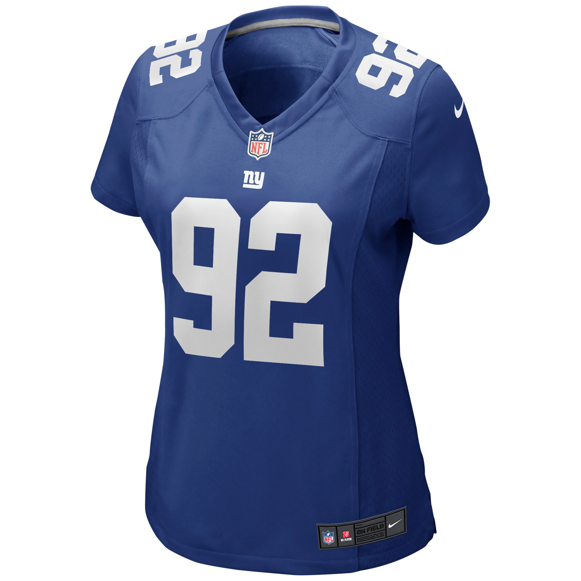 Michael Strahan New York Giants Women's Game Retired Player Jersey - Royal - myjerseyhub