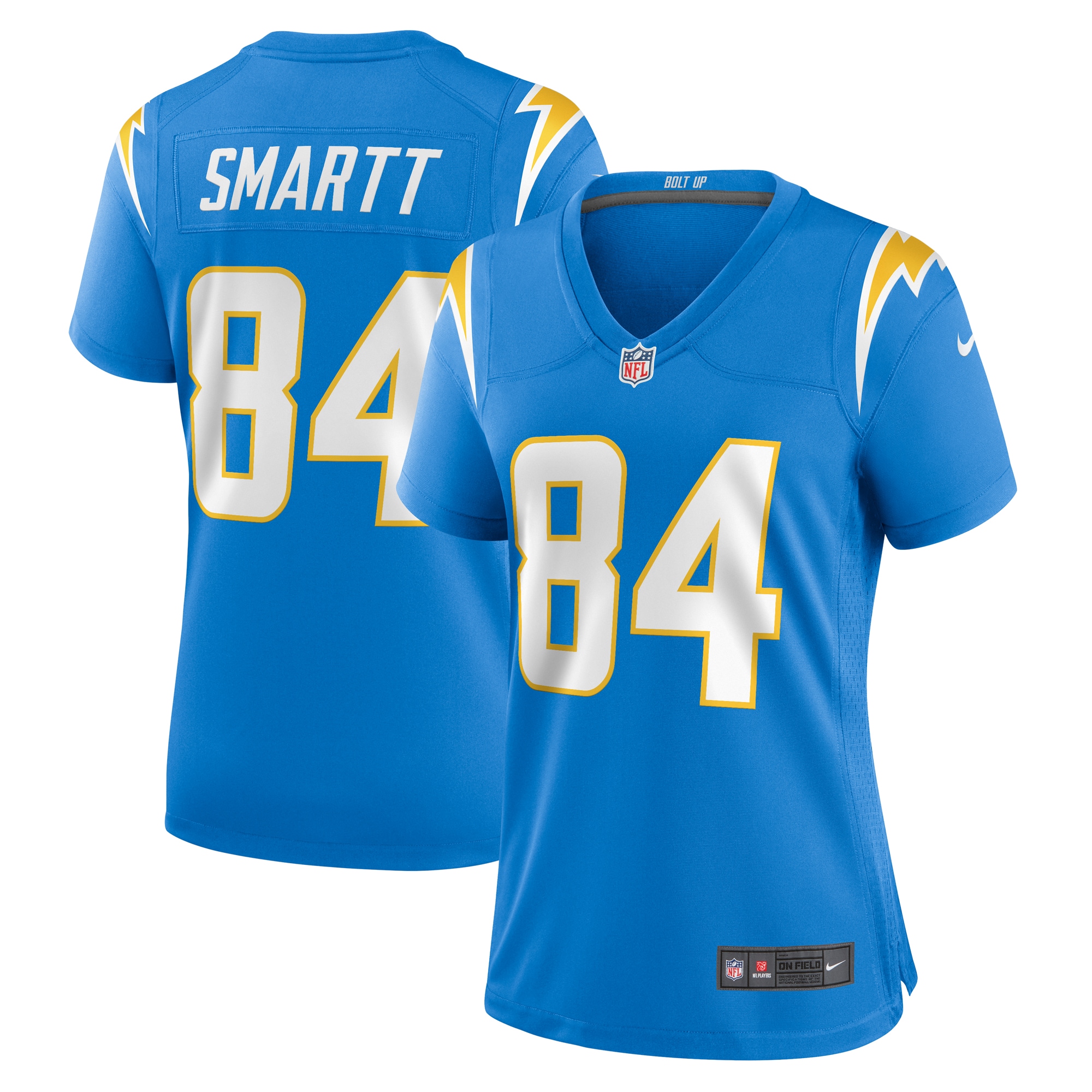 Stone Smartt Los Angeles Chargers Women's Team Game Jersey - Powder Blue - myjerseyhub