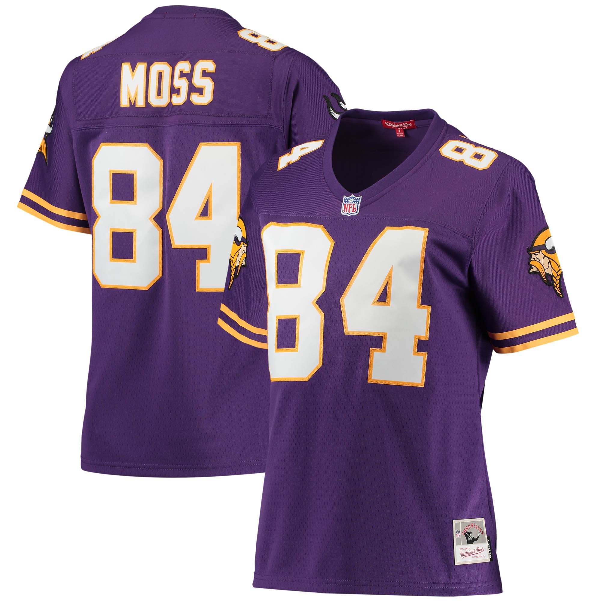 Randy Moss Minnesota Vikings Mitchell & Ness Women's Legacy Replica Team Jersey - Purple - myjerseyhub