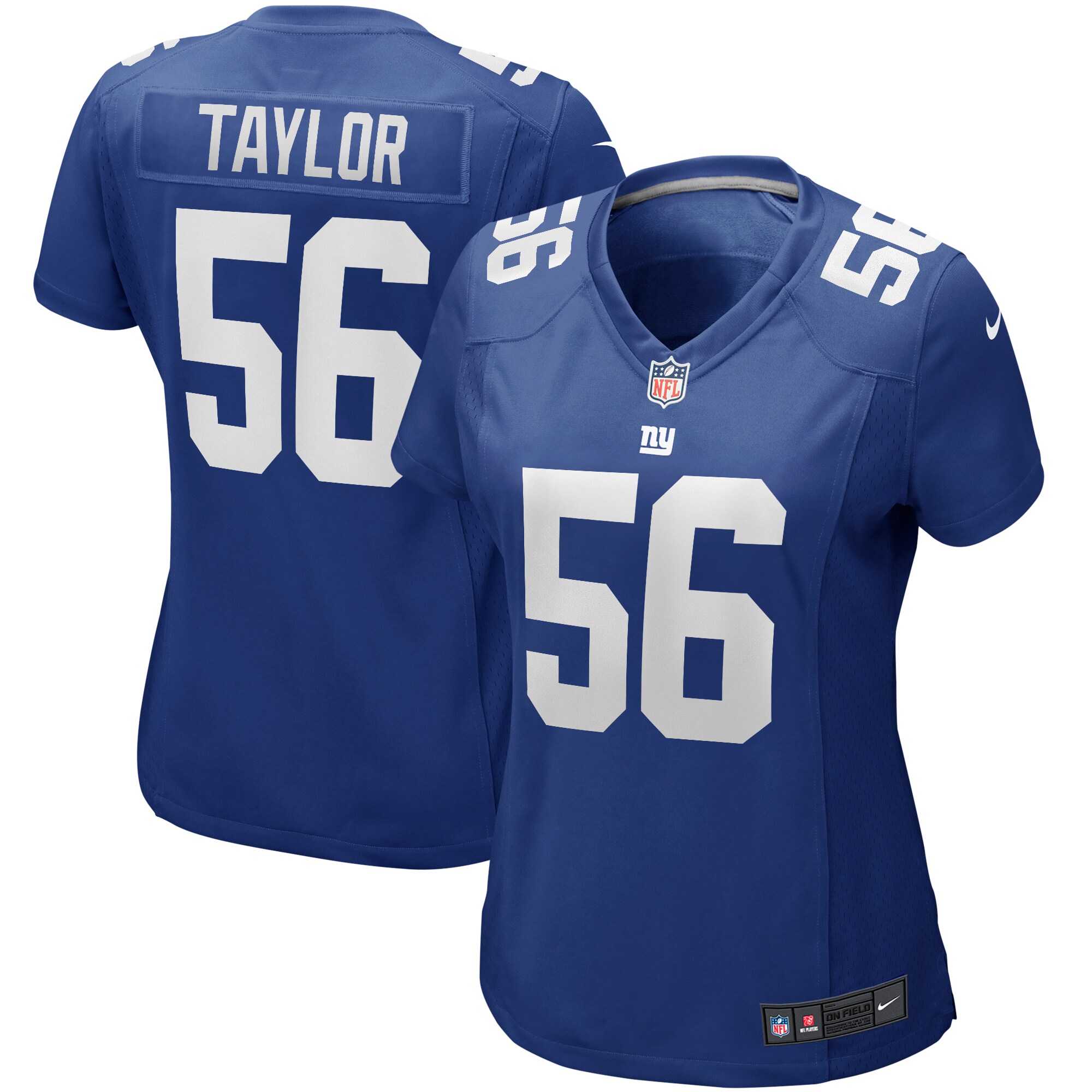 Lawrence Taylor New York Giants Women's Game Retired Player Jersey - Royal - myjerseyhub