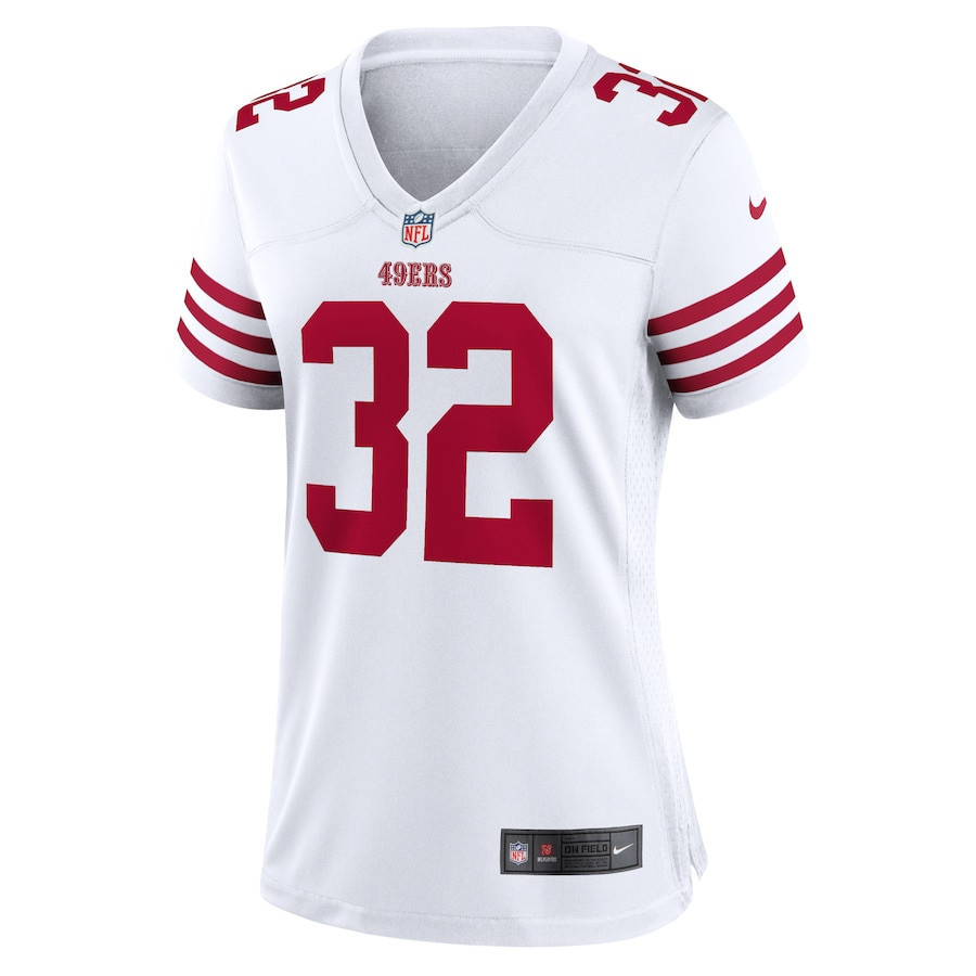 Ricky Watters 32 San Francisco 49ers Women Retired Game Jersey - White - myjerseyhub