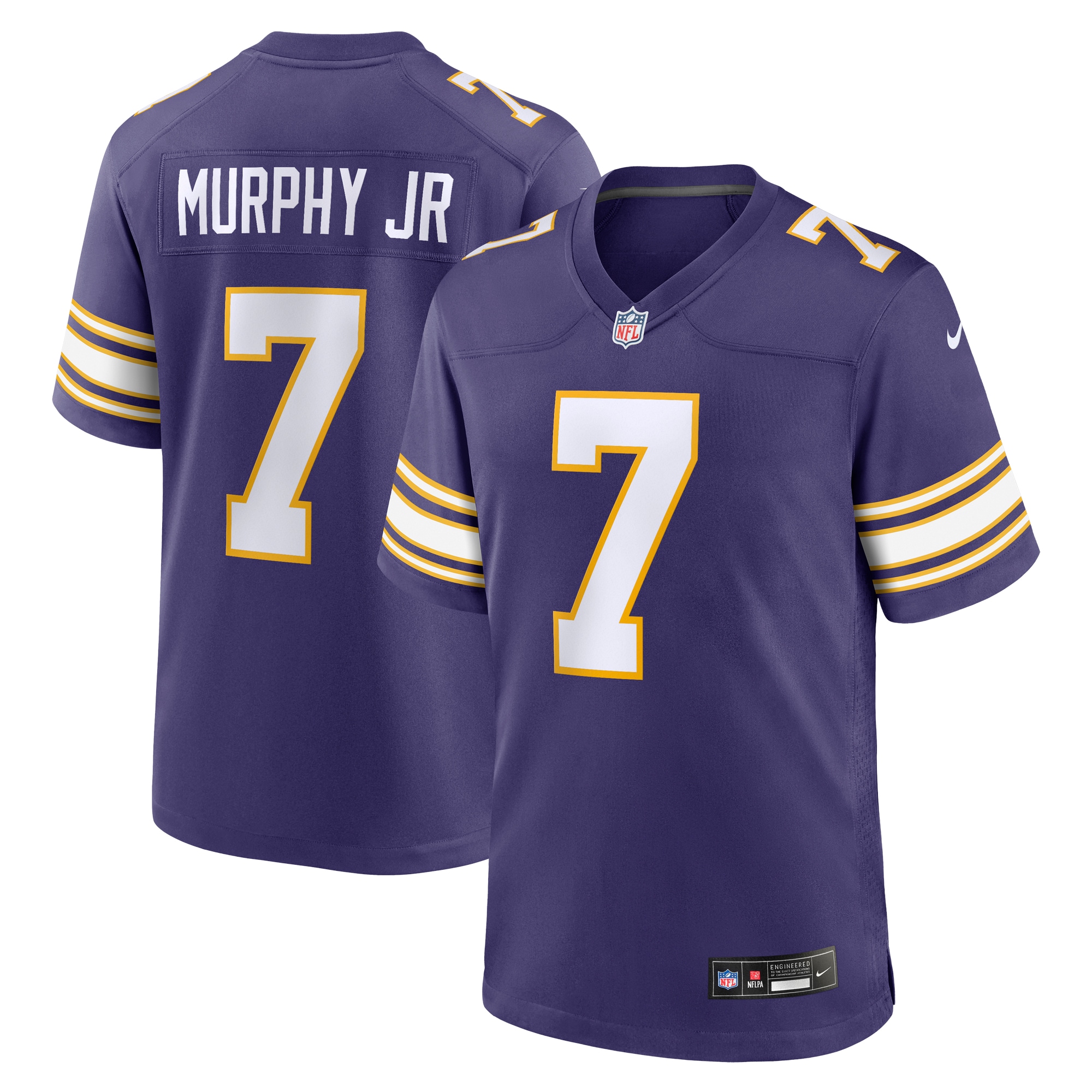 Byron Murphy Jr. Minnesota Vikings Classic Player Game Jersey - Purple - myjerseyhub