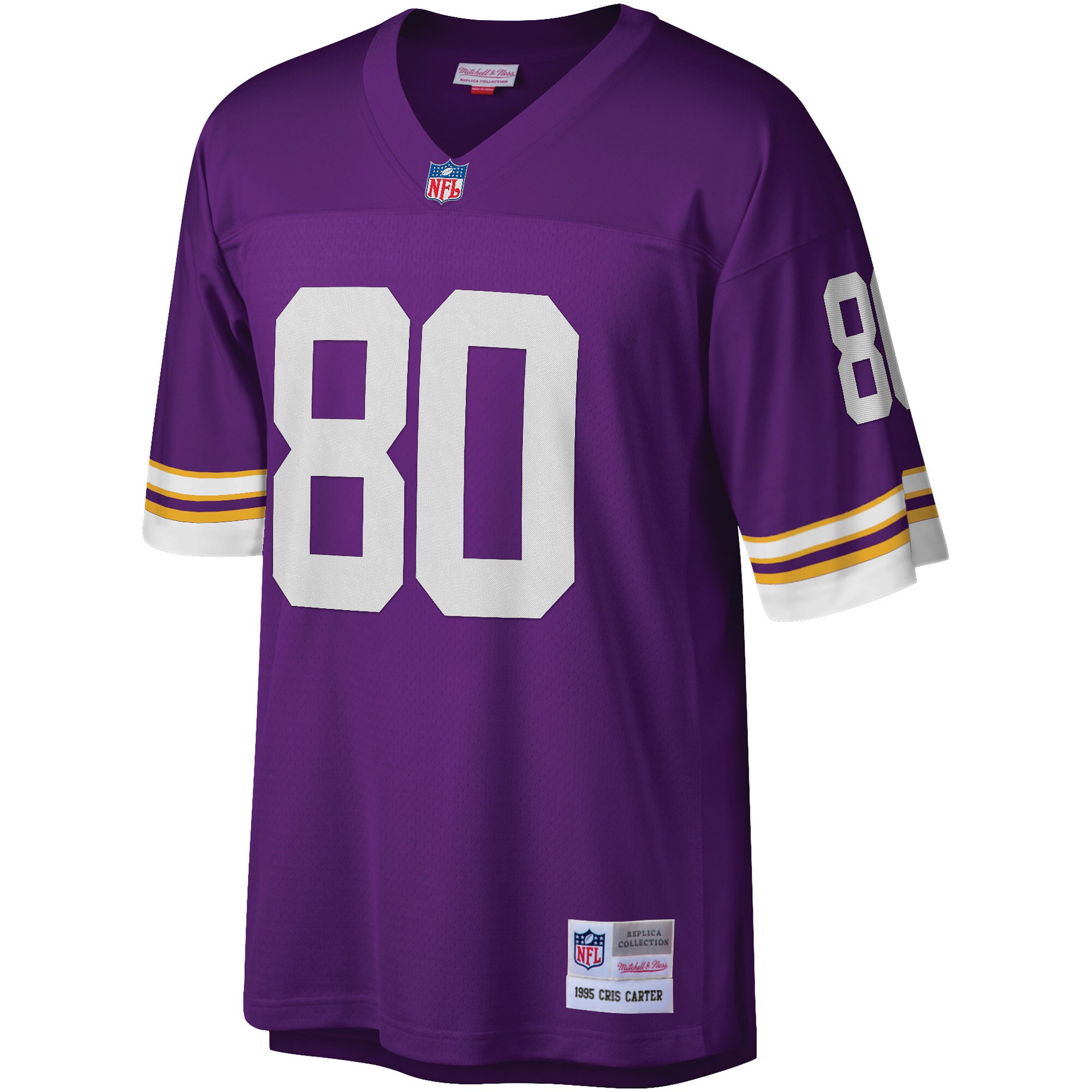 Cris Carter Minnesota Vikings Mitchell & Ness Legacy Replica Jersey - Purple - myjerseyhub