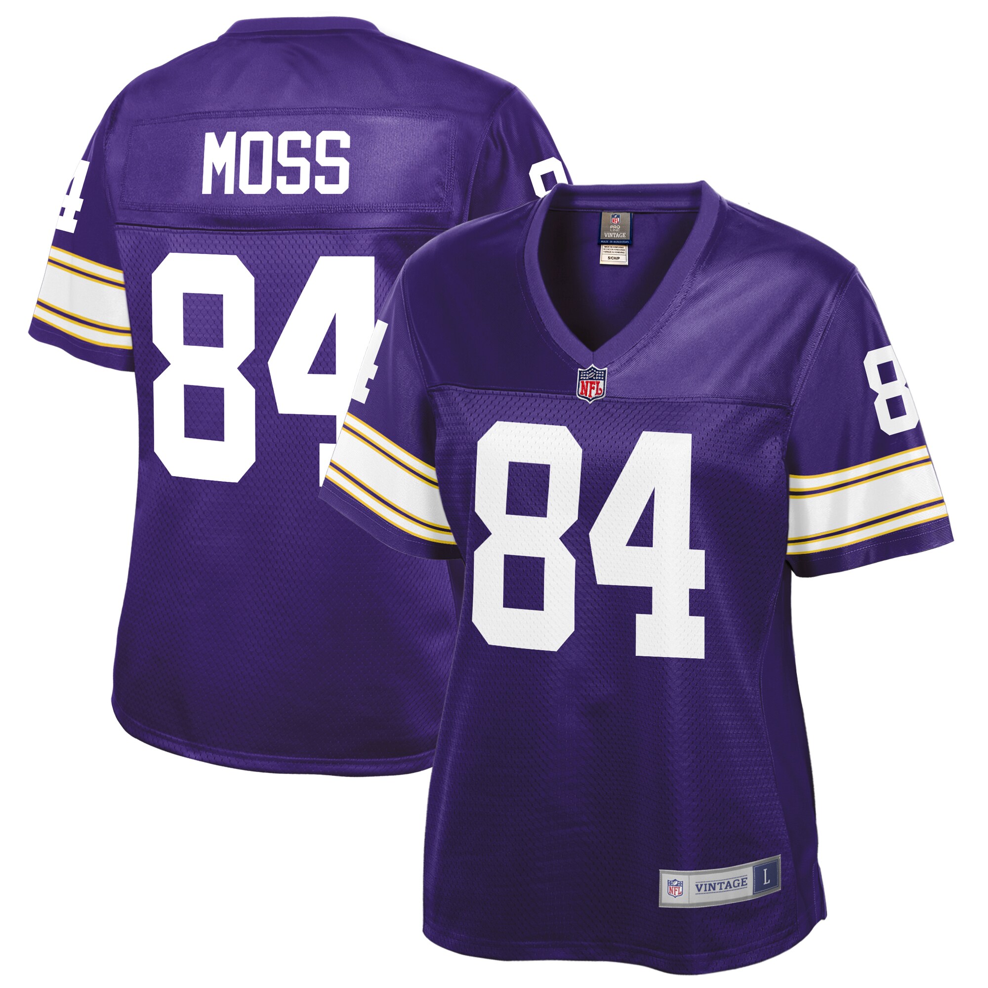 Randy Moss Minnesota Vikings NFL Pro Line Women's Retired Player Replica Jersey - Purple - myjerseyhub