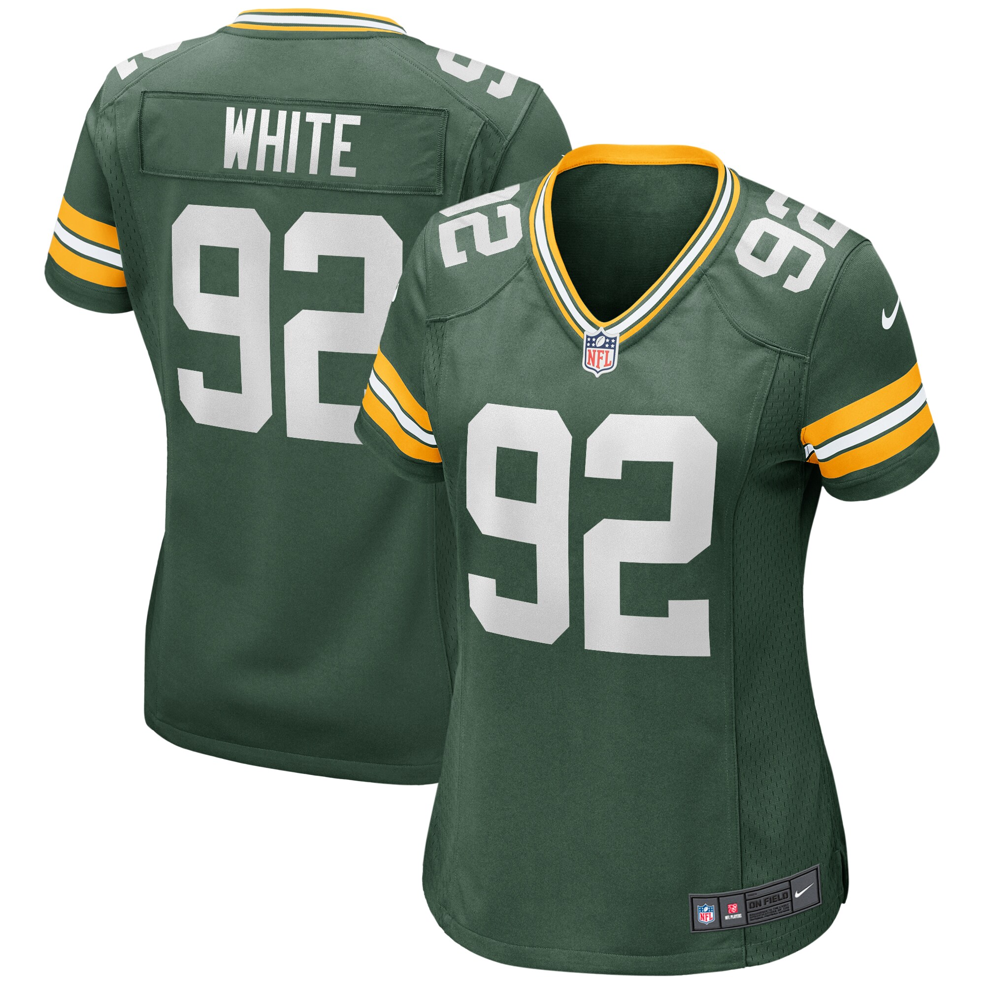 Reggie White Green Bay Packers Women's Game Retired Player Jersey - Green - myjerseyhub