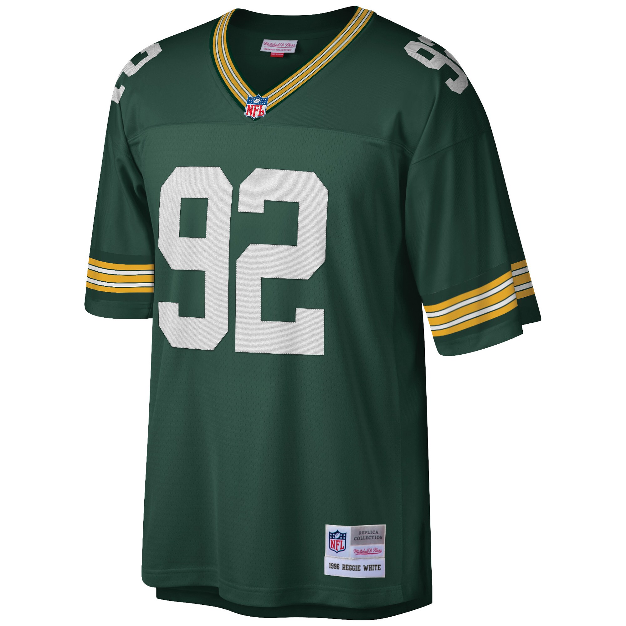 Reggie White Green Bay Packers Mitchell & Ness Big & Tall 1996 Retired Player Replica Jersey - Green - myjerseyhub
