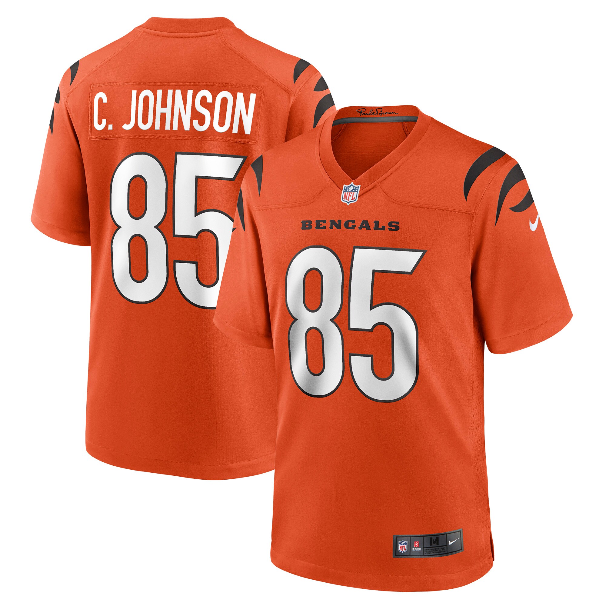Chad Johnson Cincinnati Bengals Retired Player Alternate Game Jersey - Orange - myjerseyhub