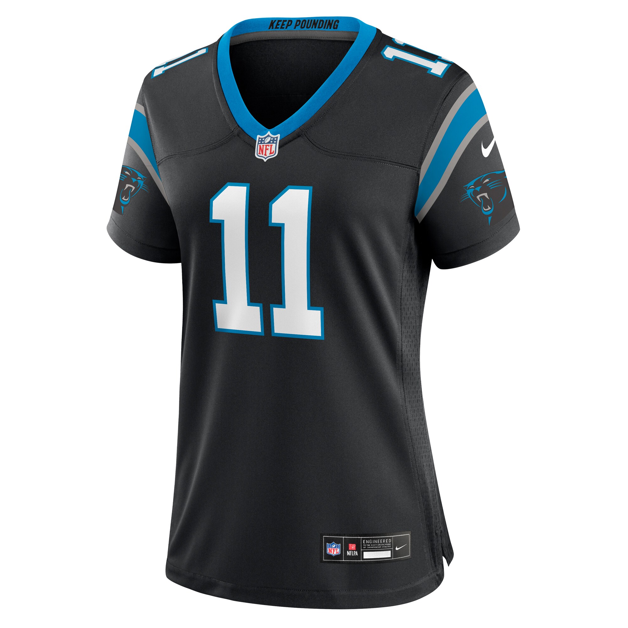 Ihmir Smith-Marsette Carolina Panthers Women's Team Game Jersey - Black - myjerseyhub