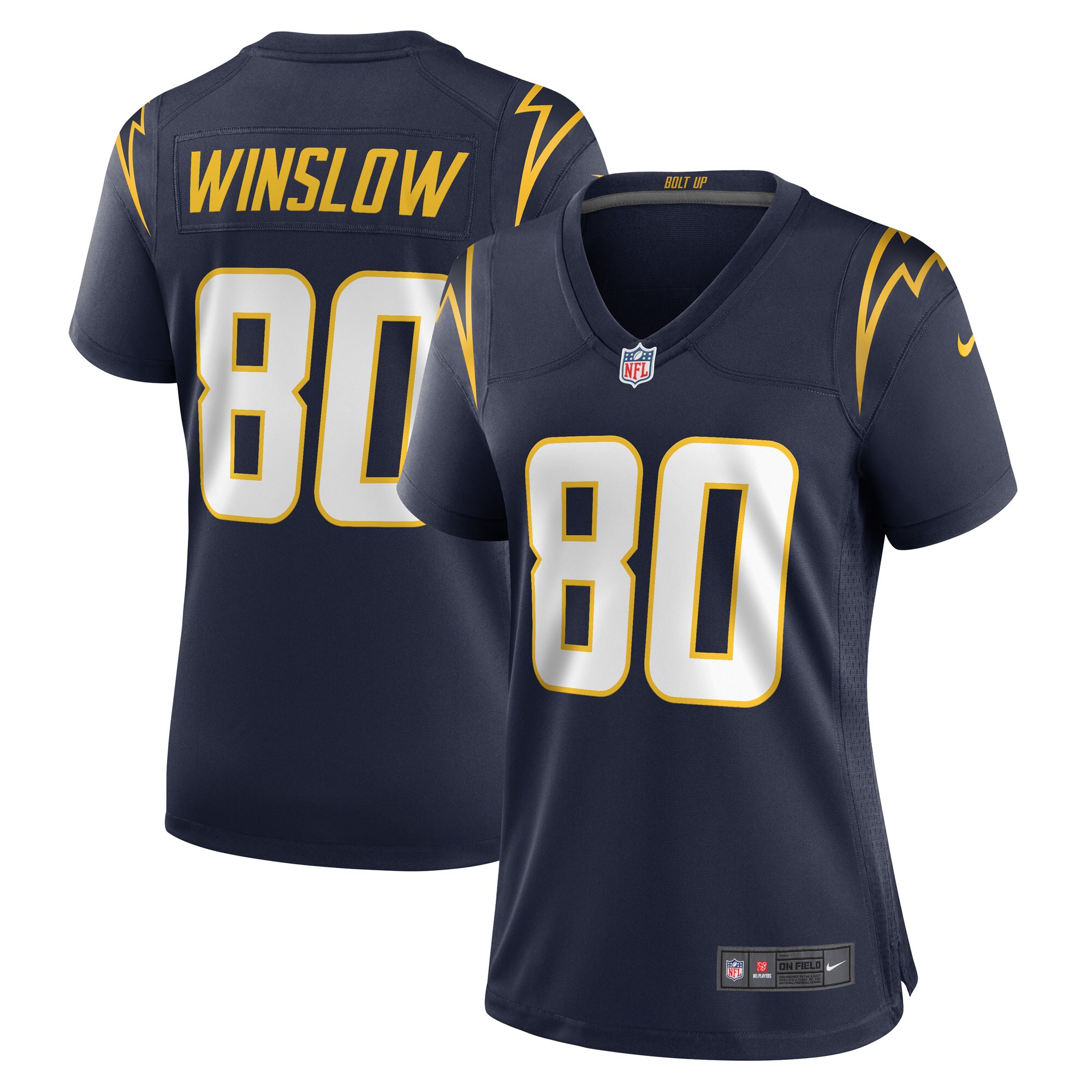 Kellen Winslow Los Angeles Chargers Women's Retired Player Jersey - Navy - myjerseyhub