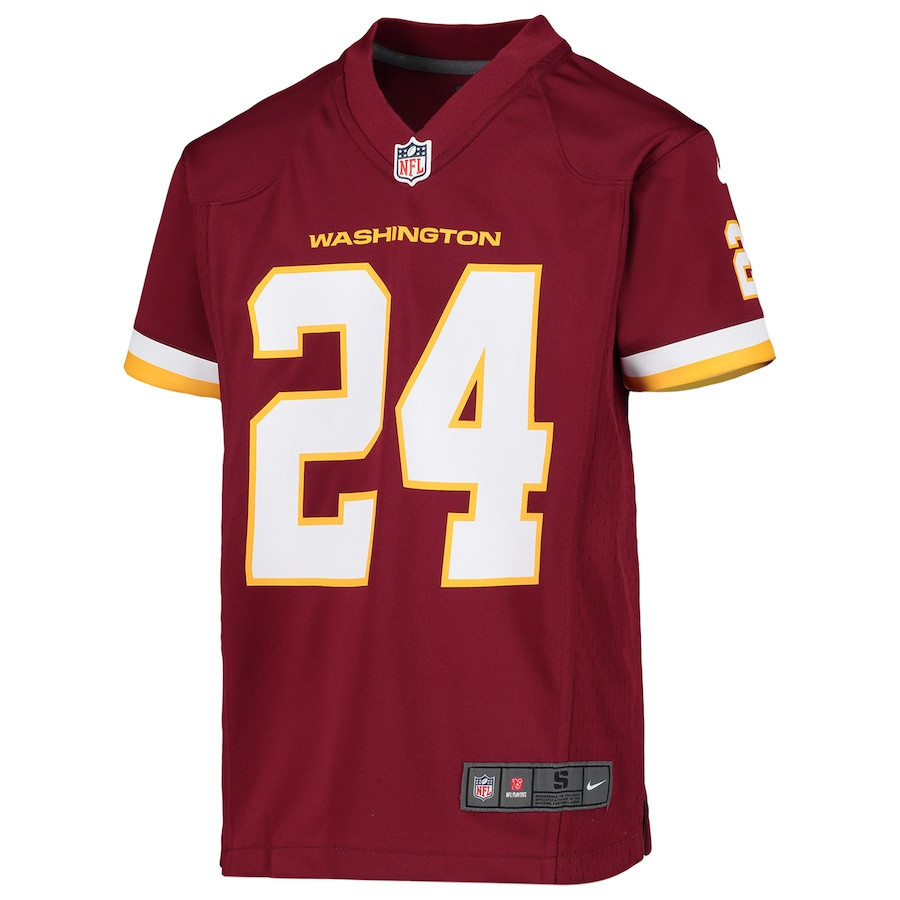 Antonio Gibson 24 Washington Commanders Football Team Game YOUTH Jersey - Burgundy - myjerseyhub
